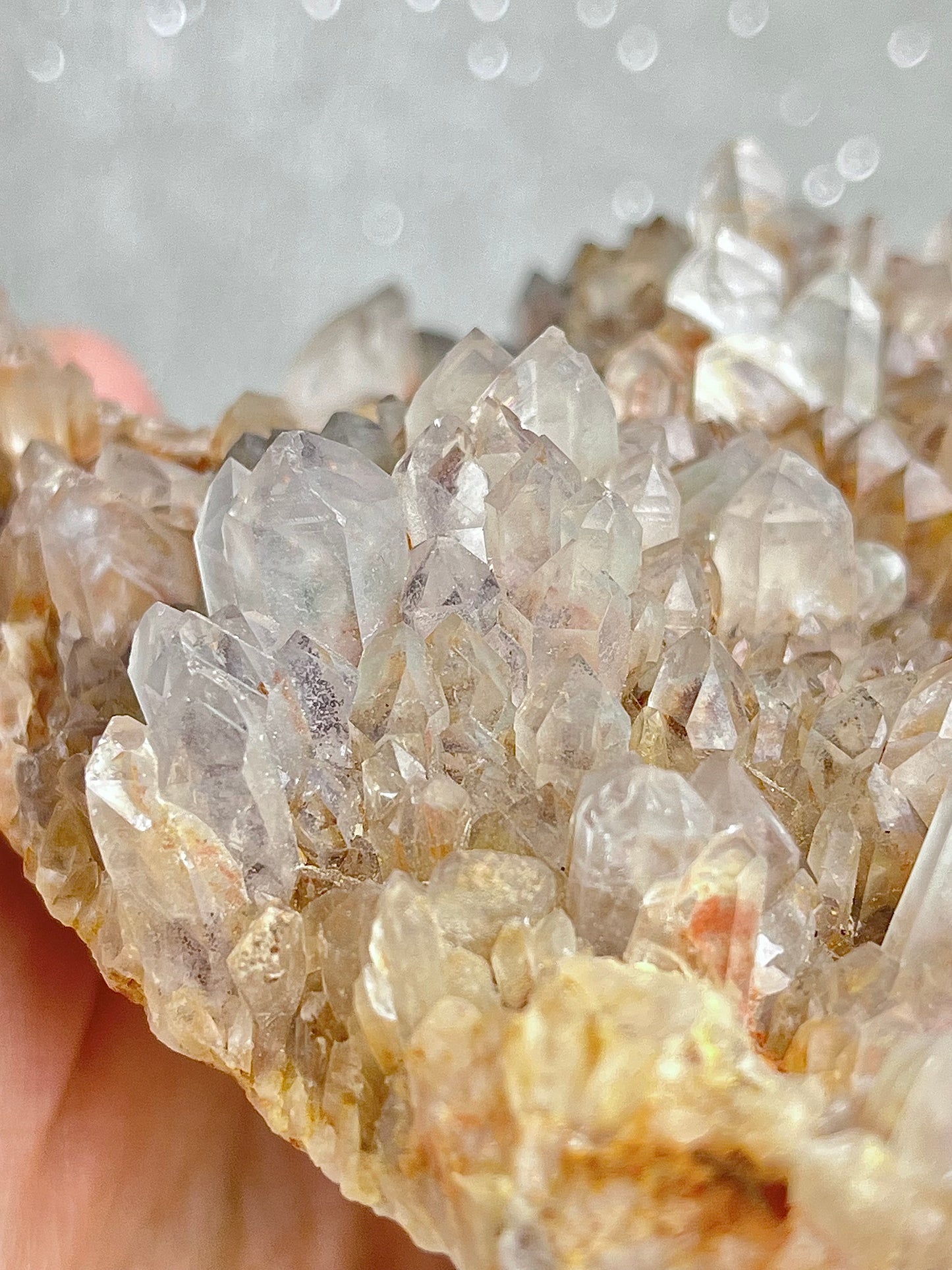 Kvarts gruppe med kloritt, hematitt og jernoksid