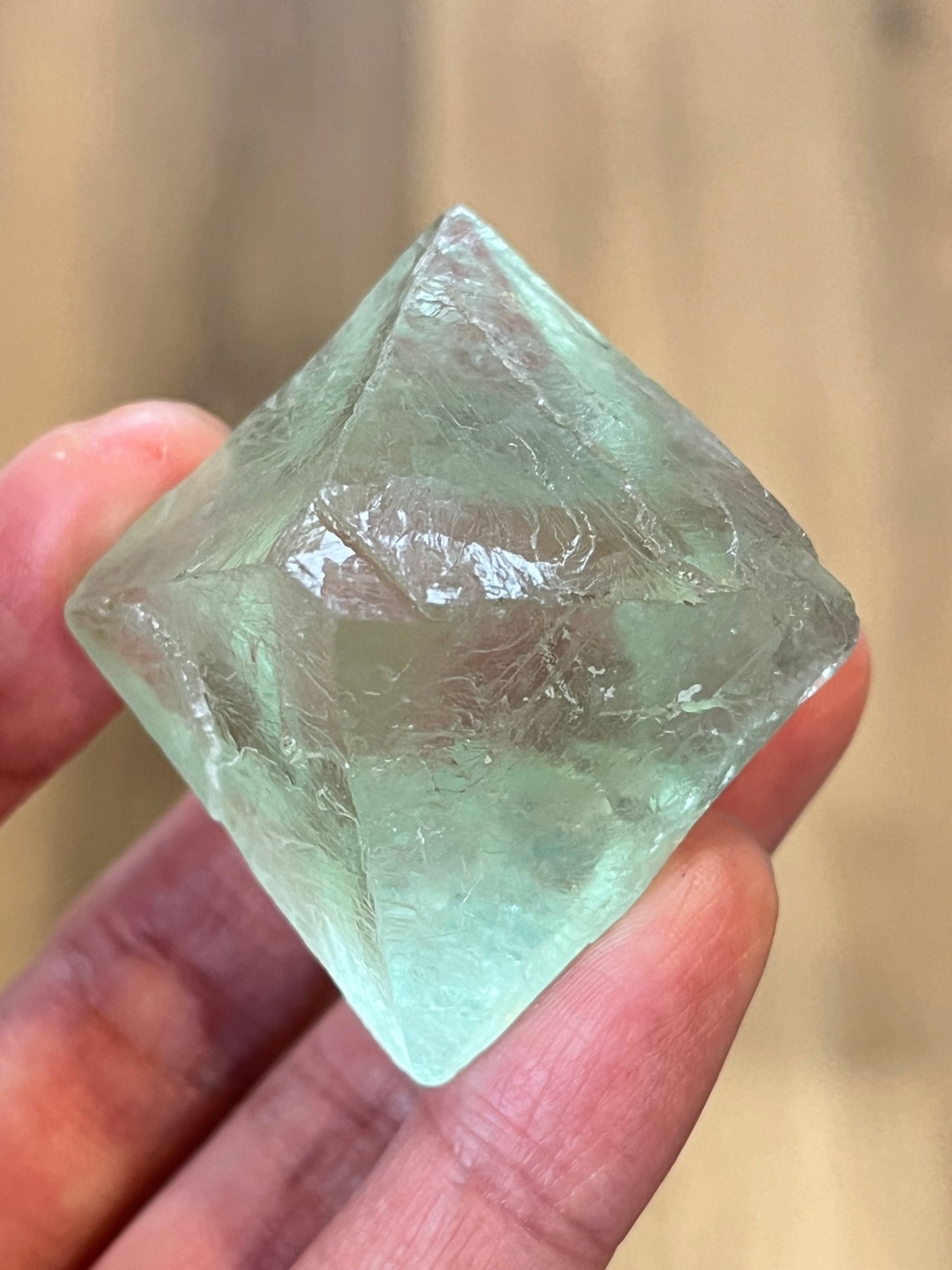 Fluoritt Oktaeder XL