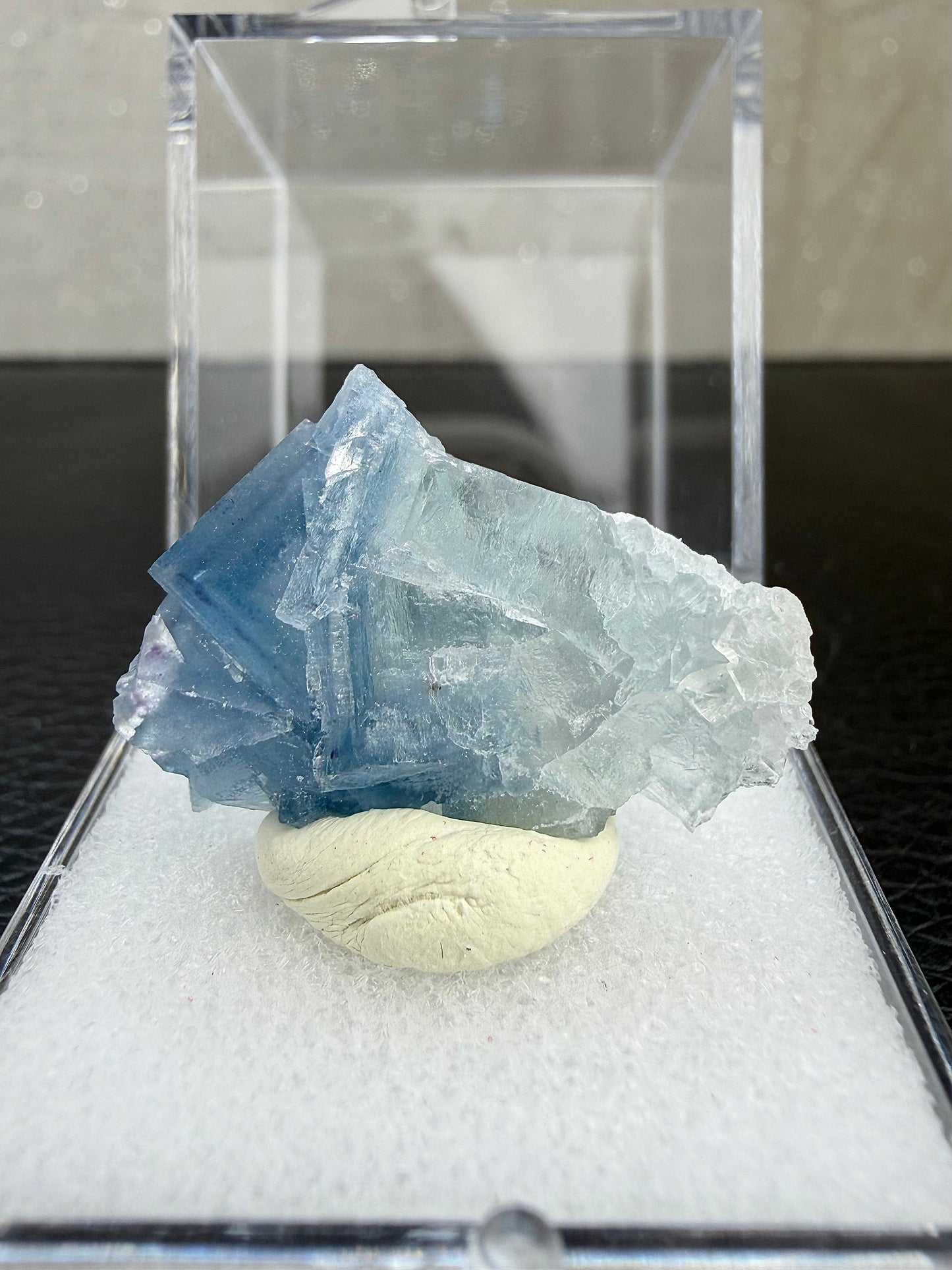Blue Fluorite with Box