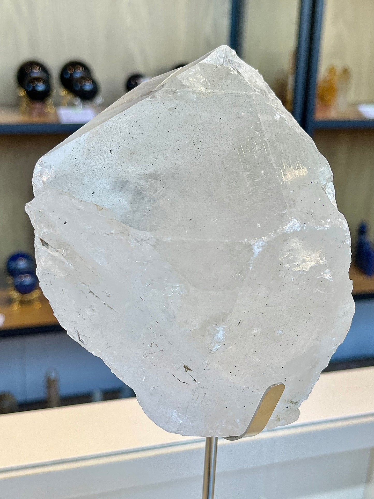 Chlorite in quartz from India (with stand), 1.7kg