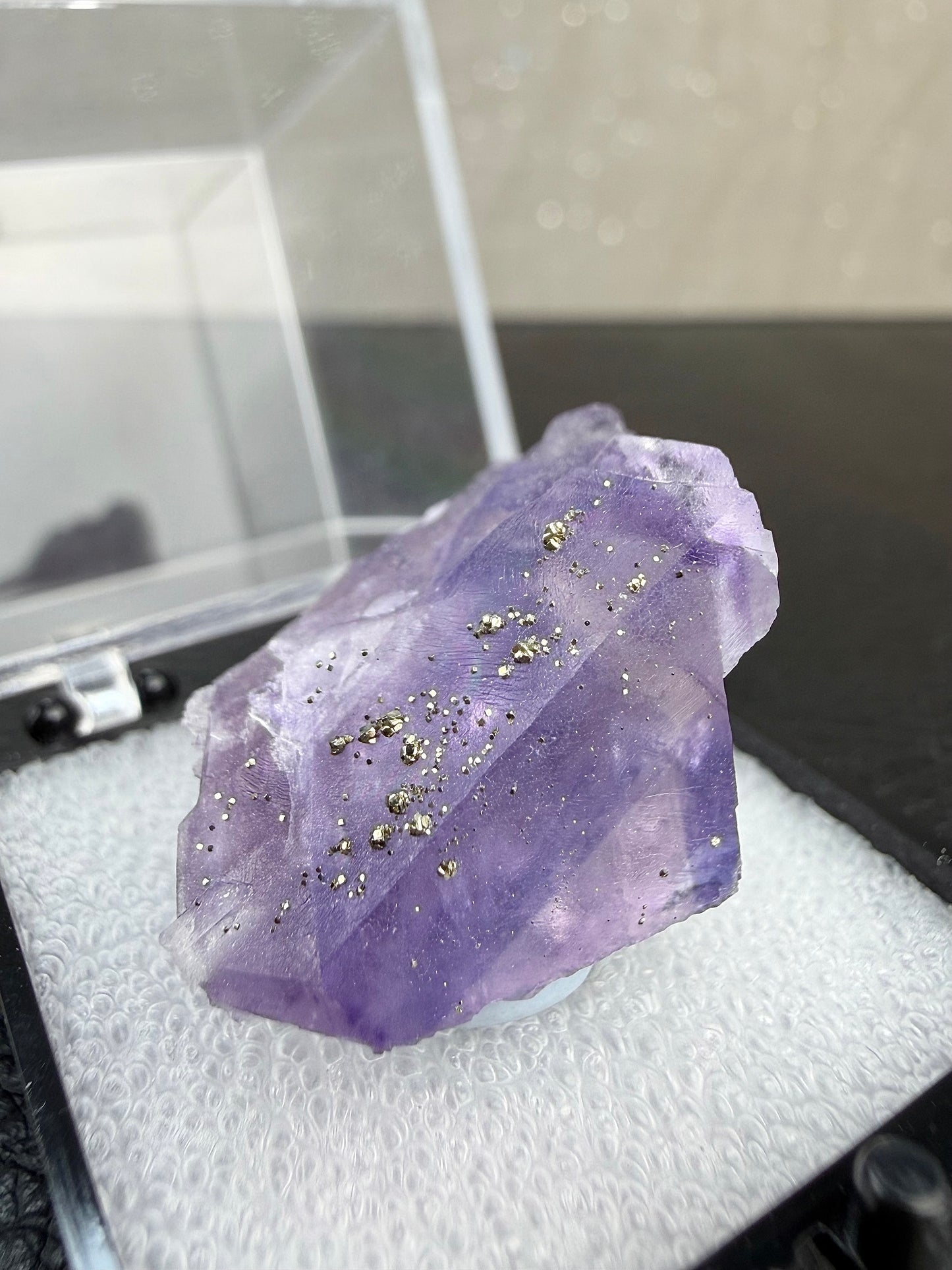 Fluorite with box