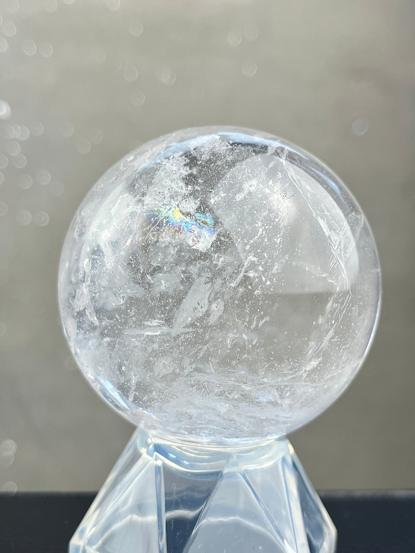 Bergkrystall klarkvarts kule