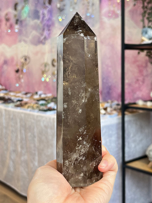 Røykkvarts tårn 17cm
