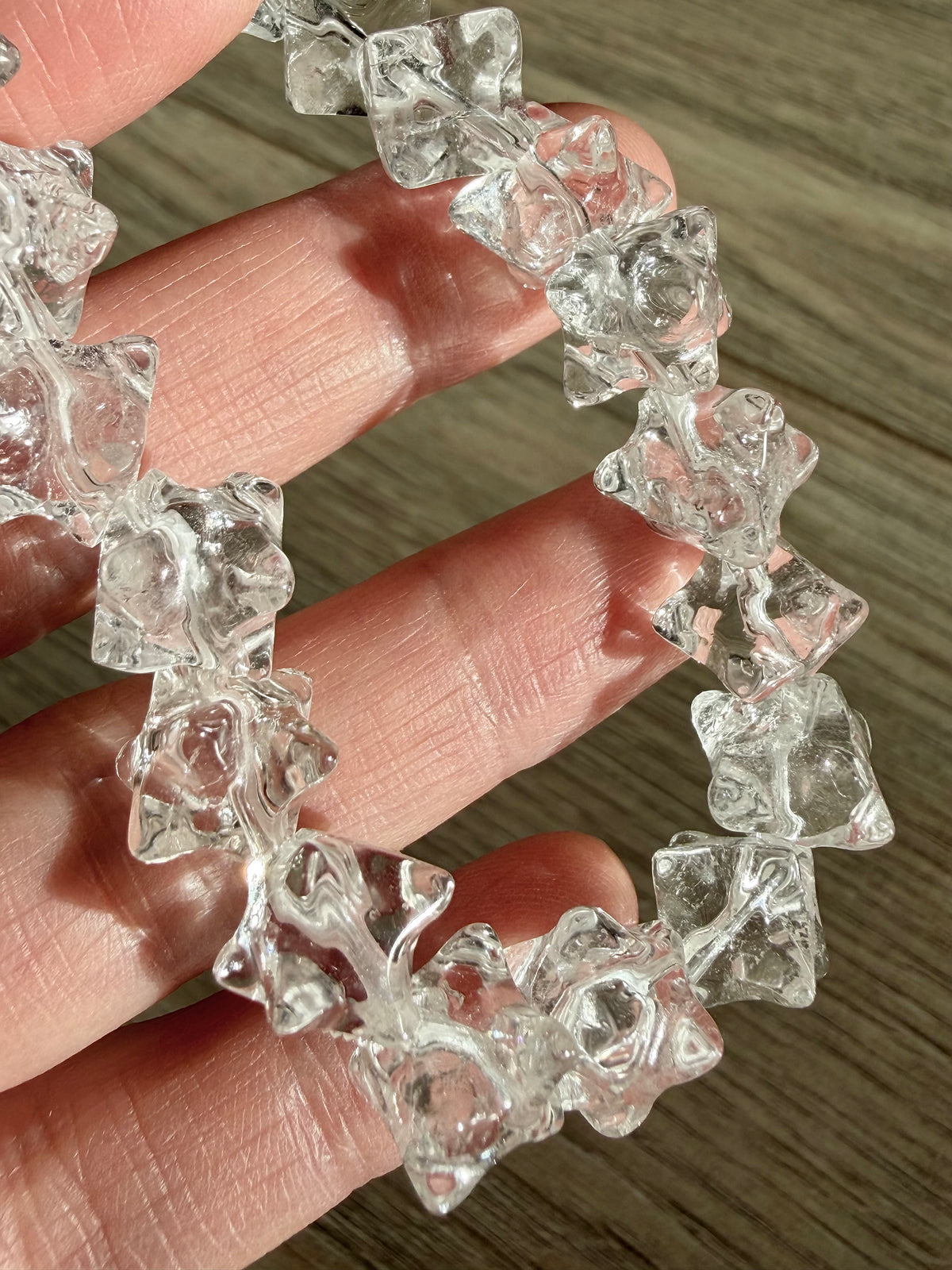 Bergkrystall klarkvarts armbånd 11mm+