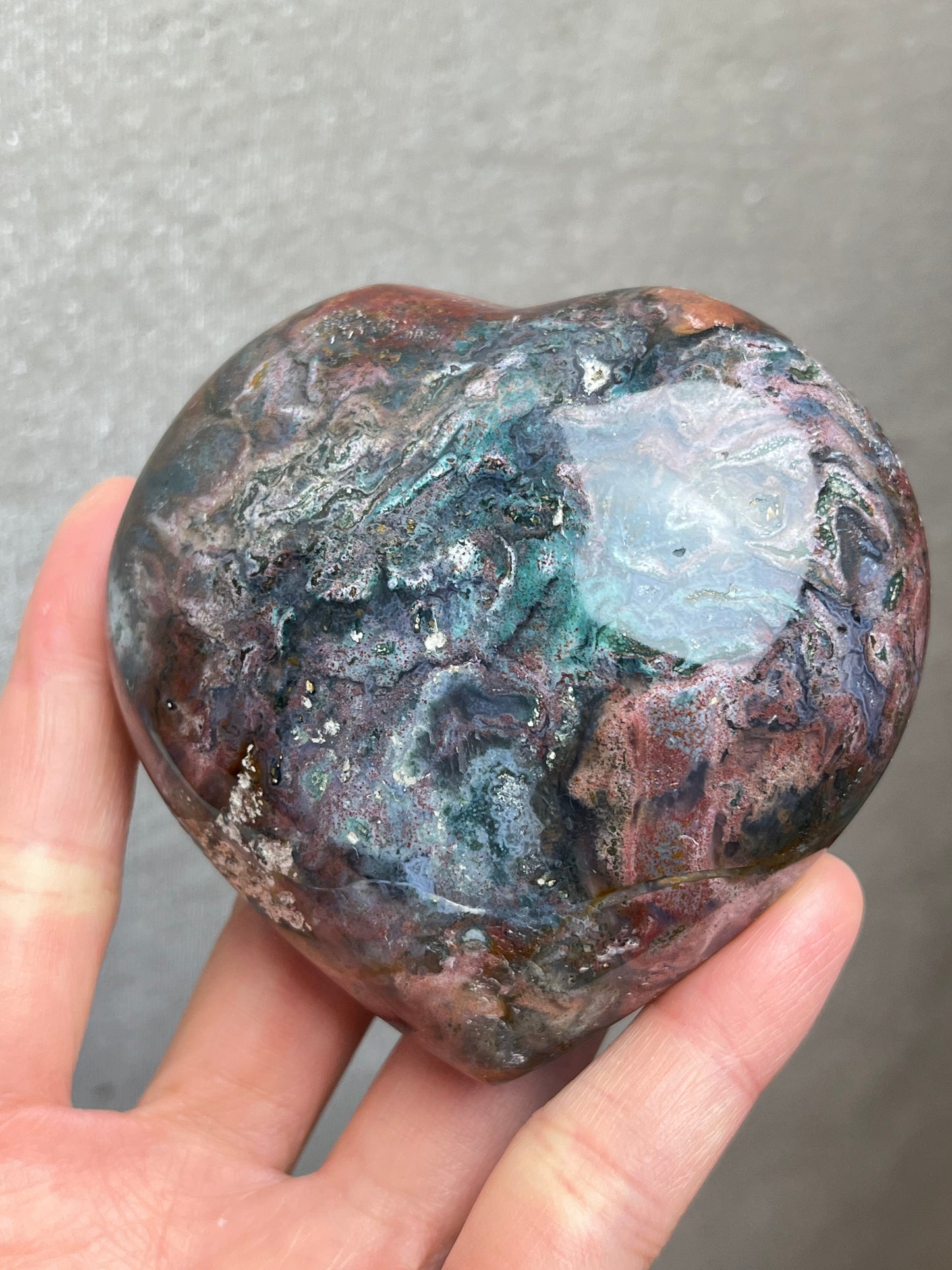 Jaspis(Cosmic jaspis) Hjerte