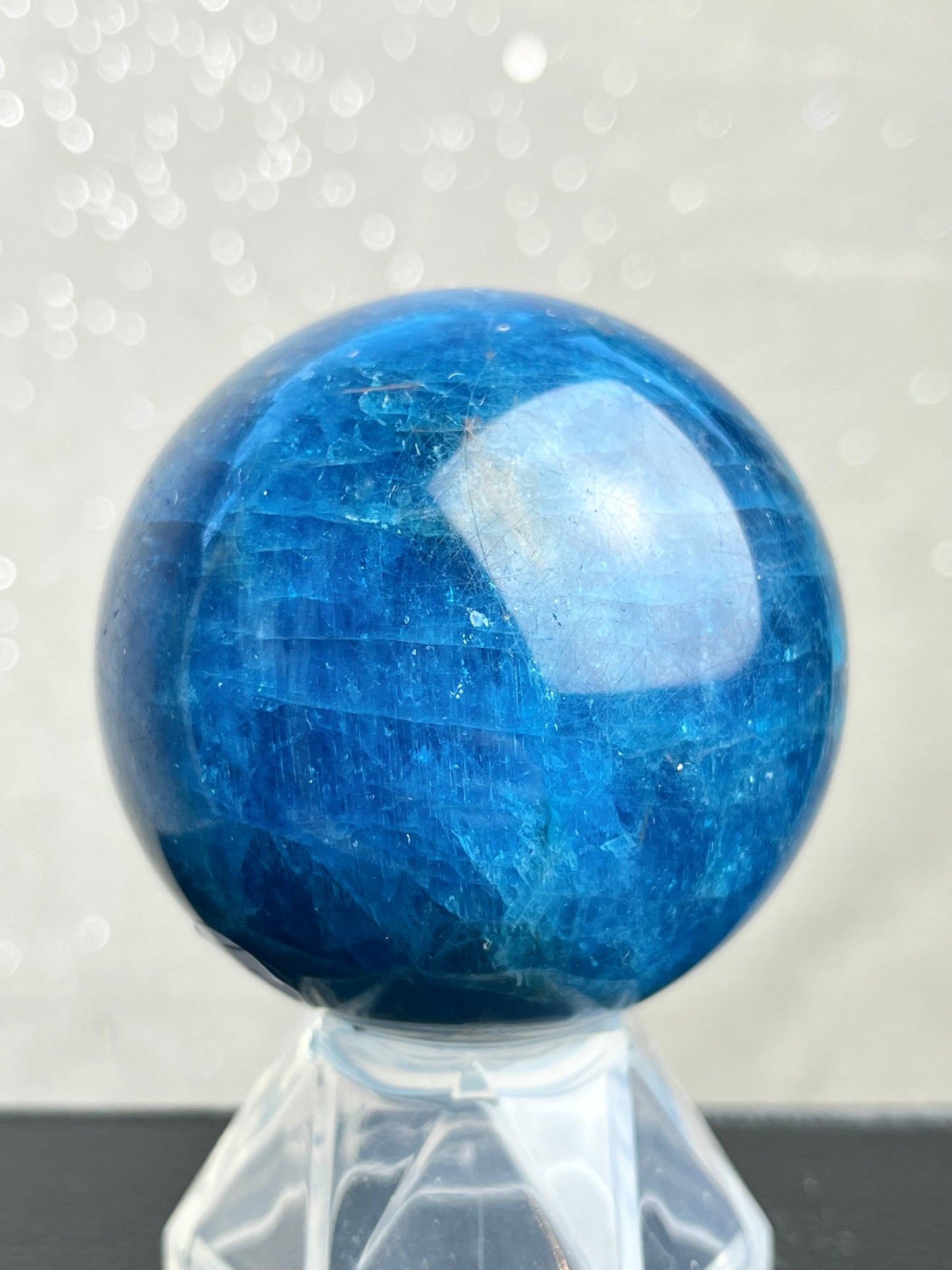 Blå Apatitt kule