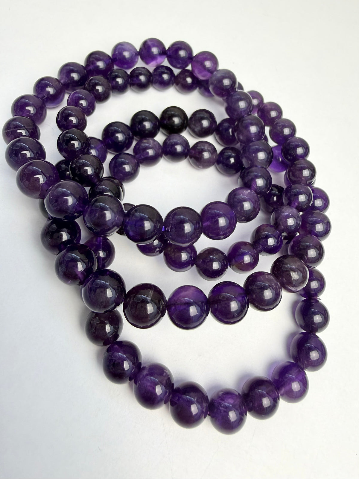 Ametyst armbånd 7-9mm+