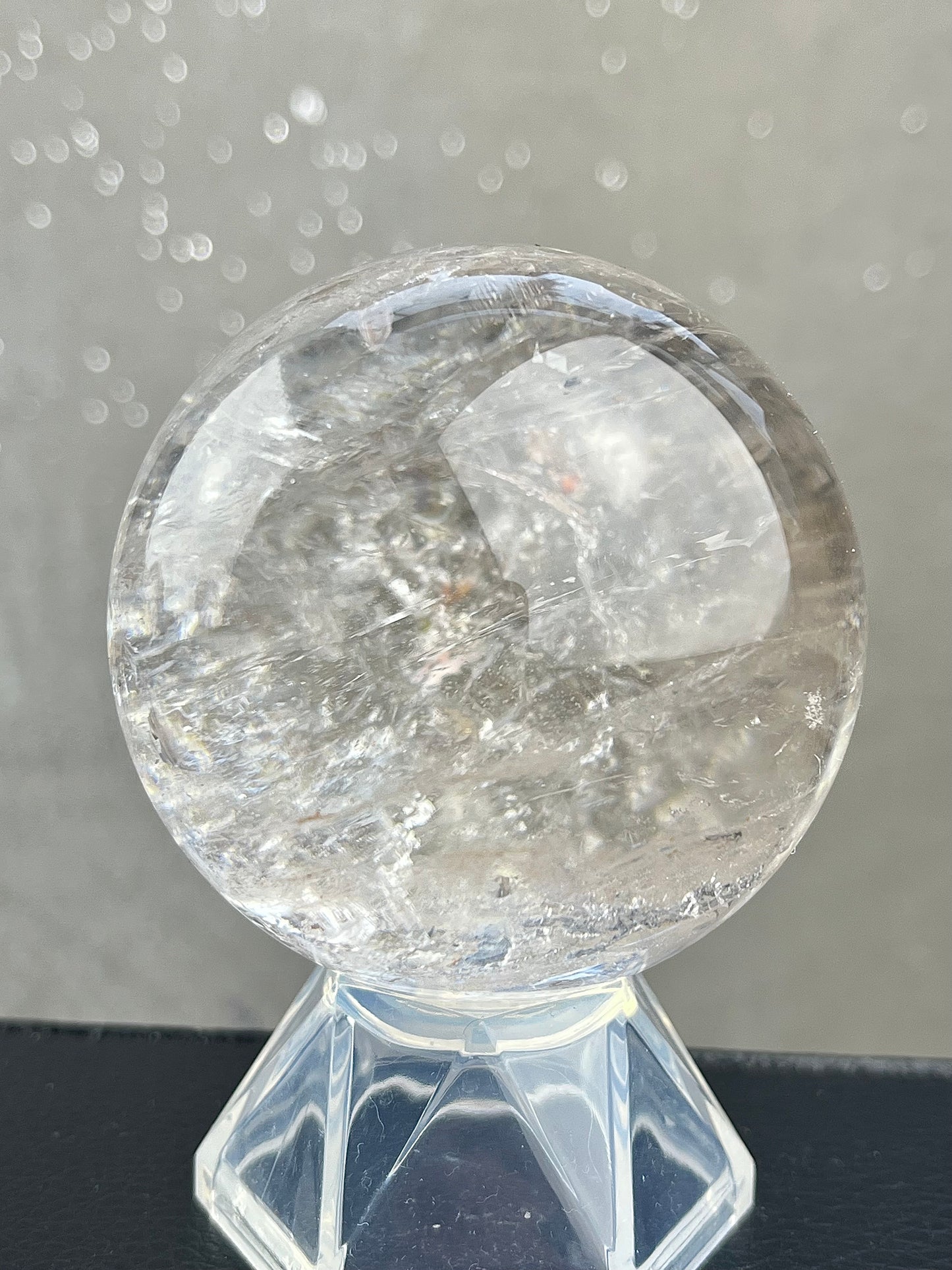 Bergkrystall klarkvarts kule