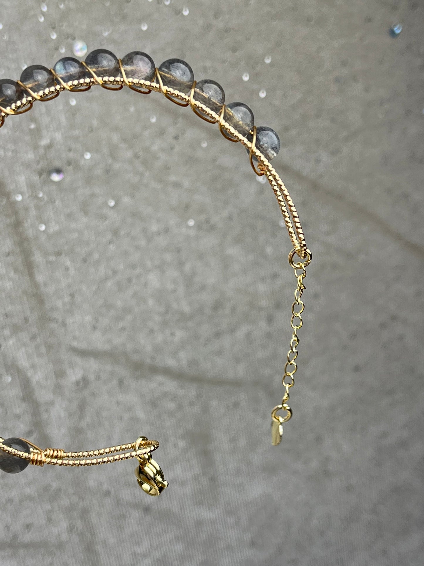 Labradoritt- Håndlaget armbånd