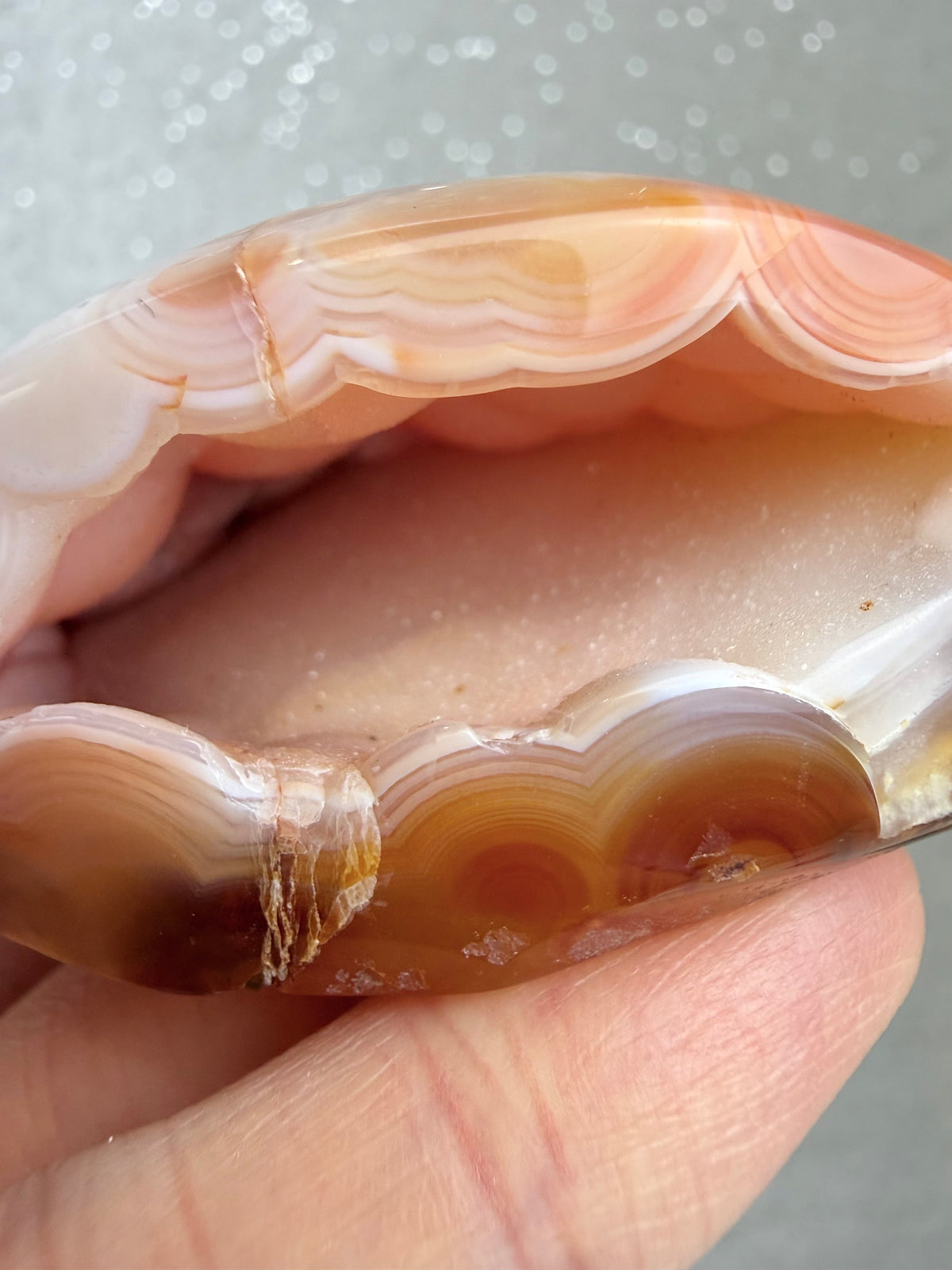 Druzy agat geode