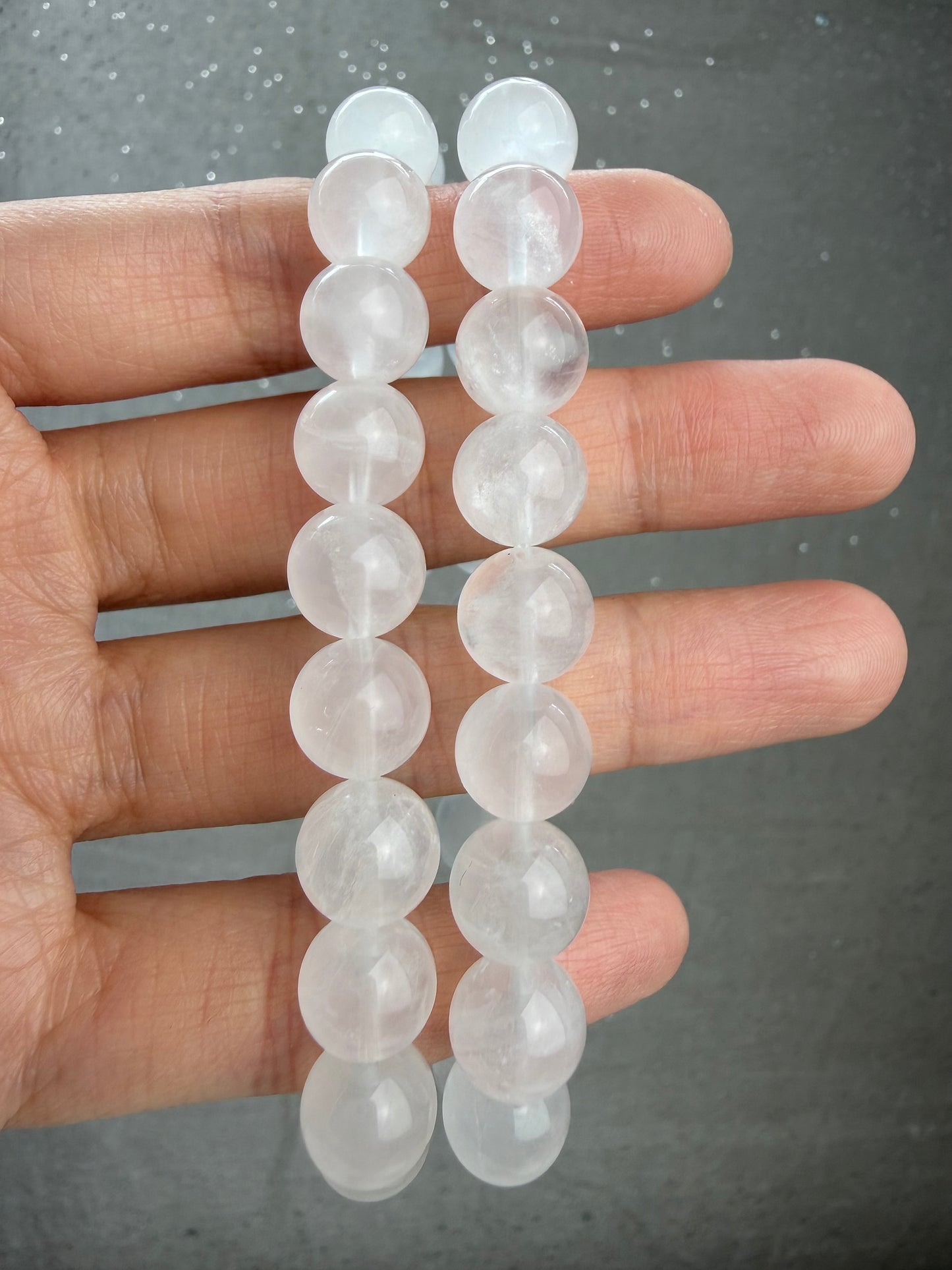 Melkekvarts armbånd 10mm+