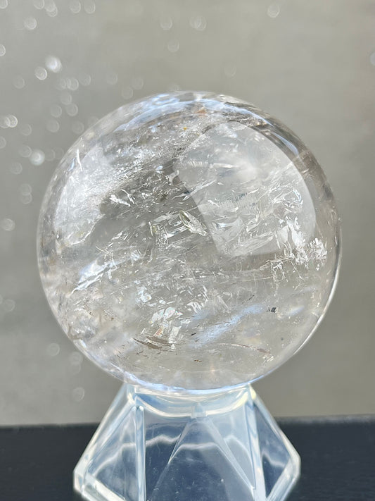 Bergkrystall klarkvarts kule