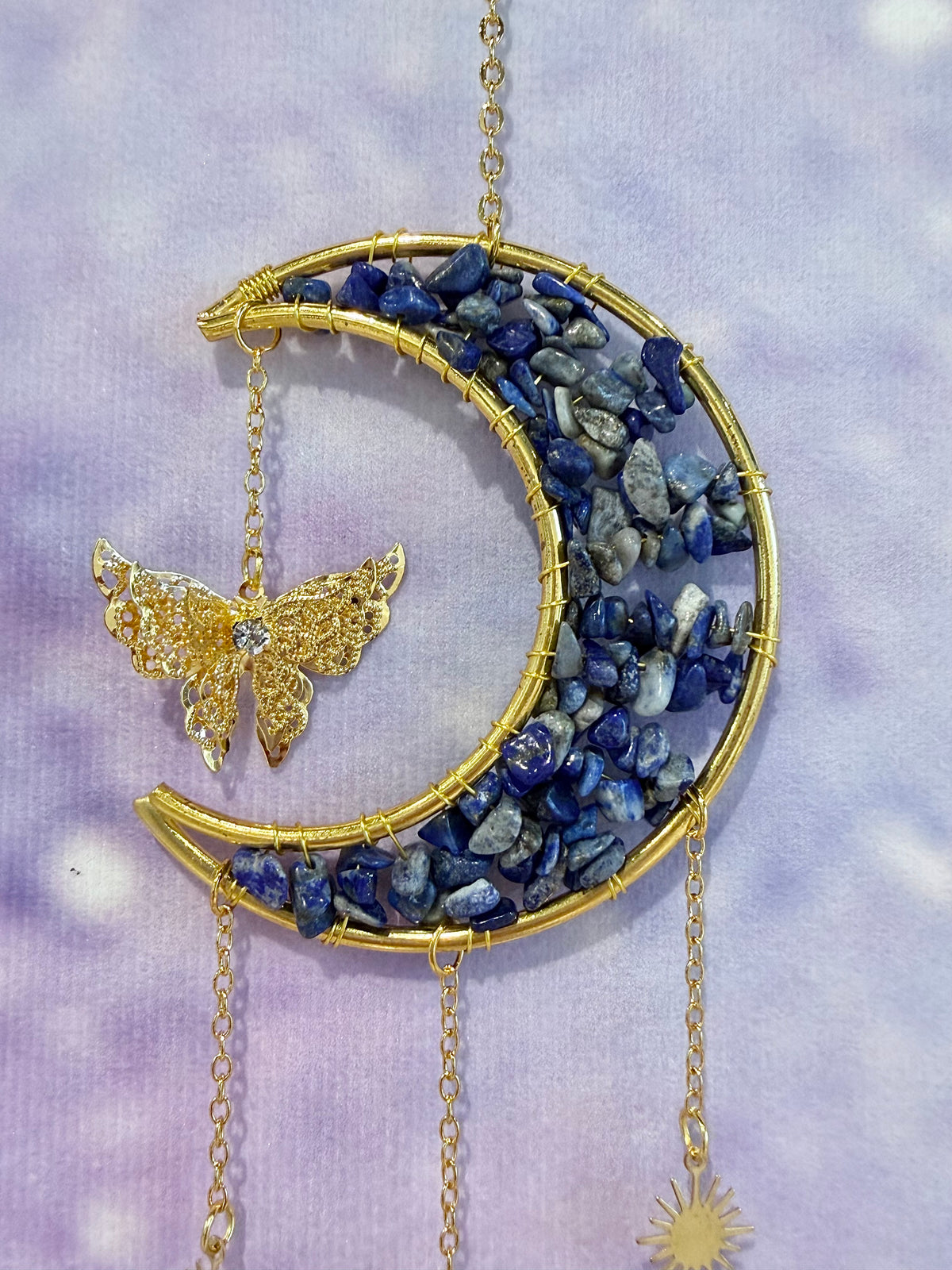 Krystall solfanger, Lapis lazuli