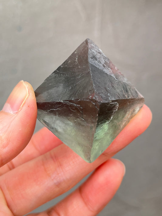 Fluoritt Oktaeder XL