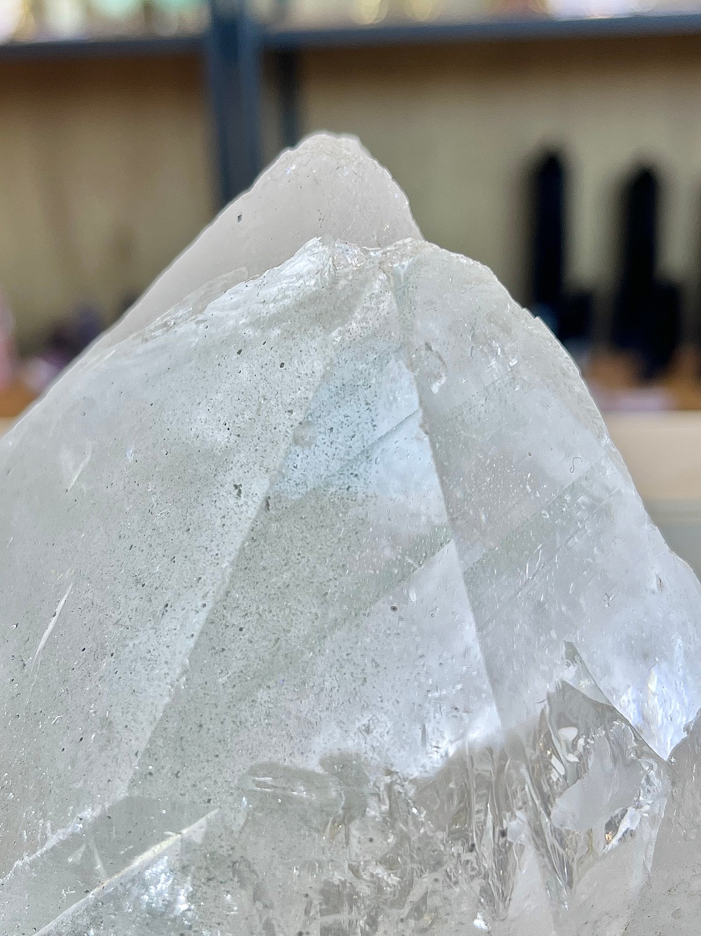 Chlorite in quartz from India (with stand), 1.7kg
