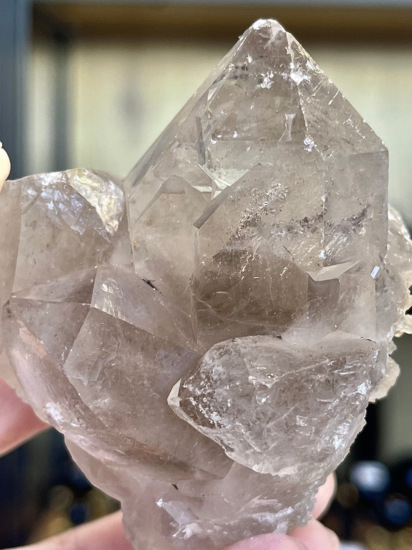 Smoky Quartz Cluster from Brazil