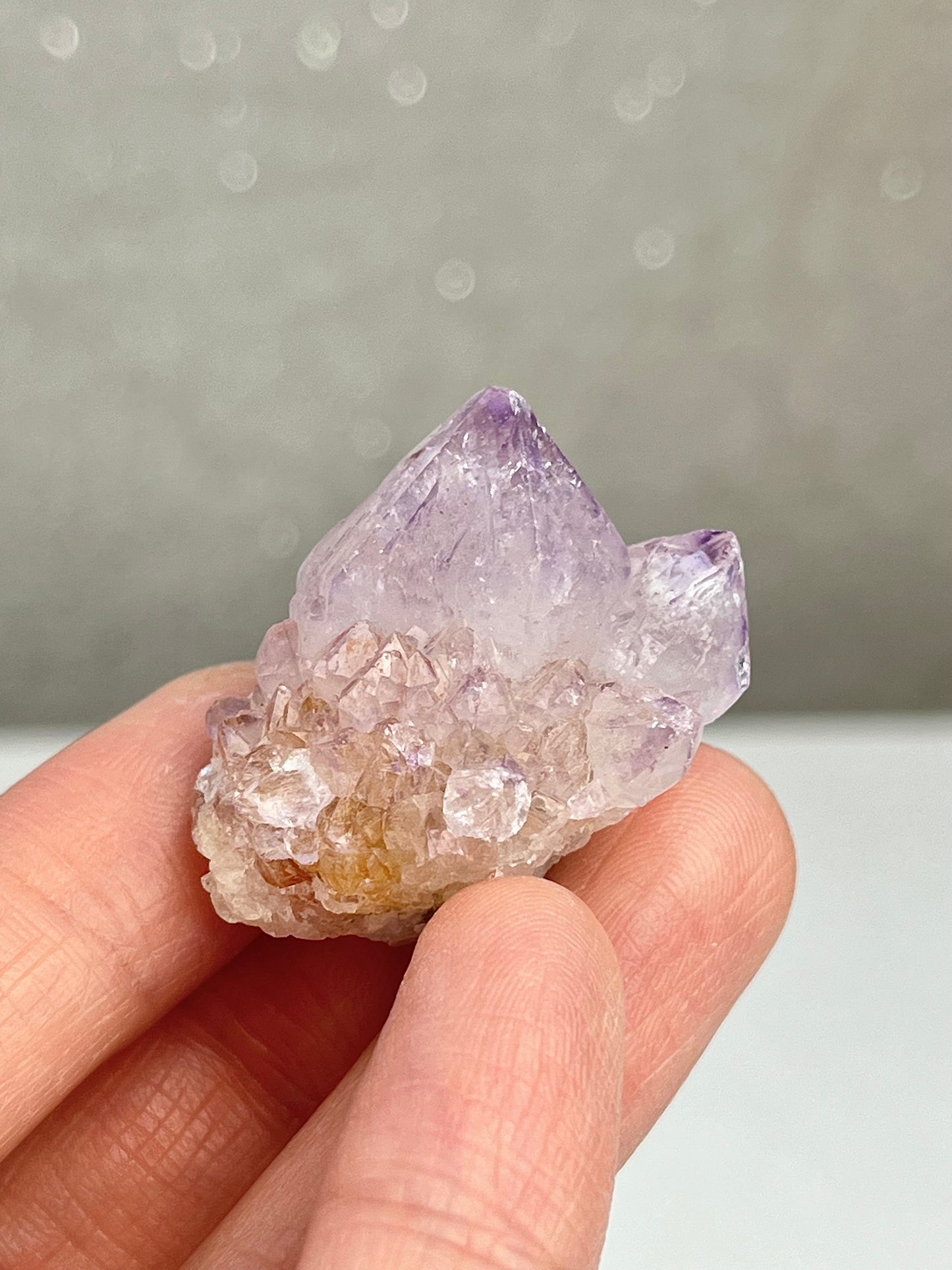 Ametyst kaktuskvarts (spirit quartz)