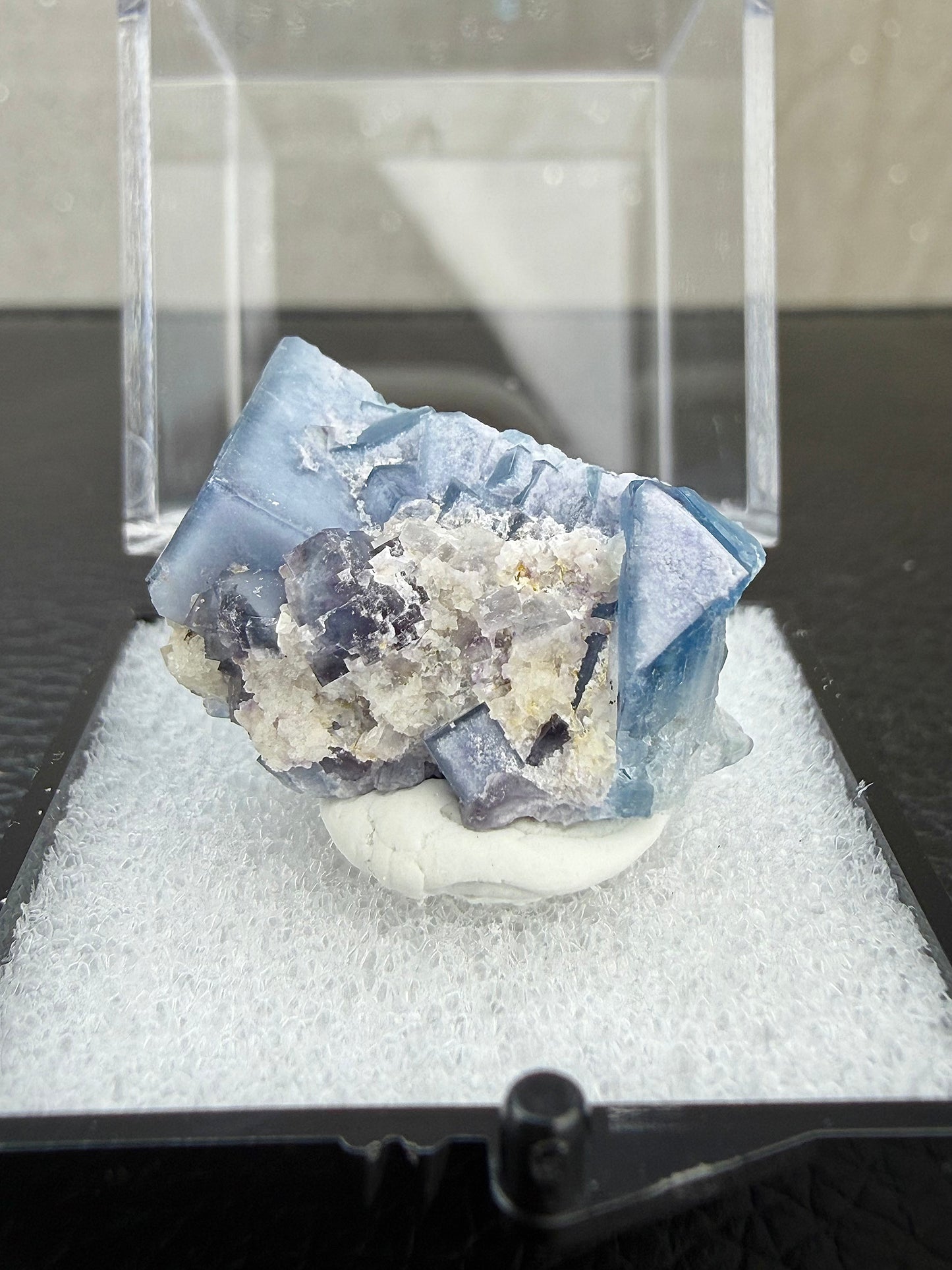 Blue Fluorite with box