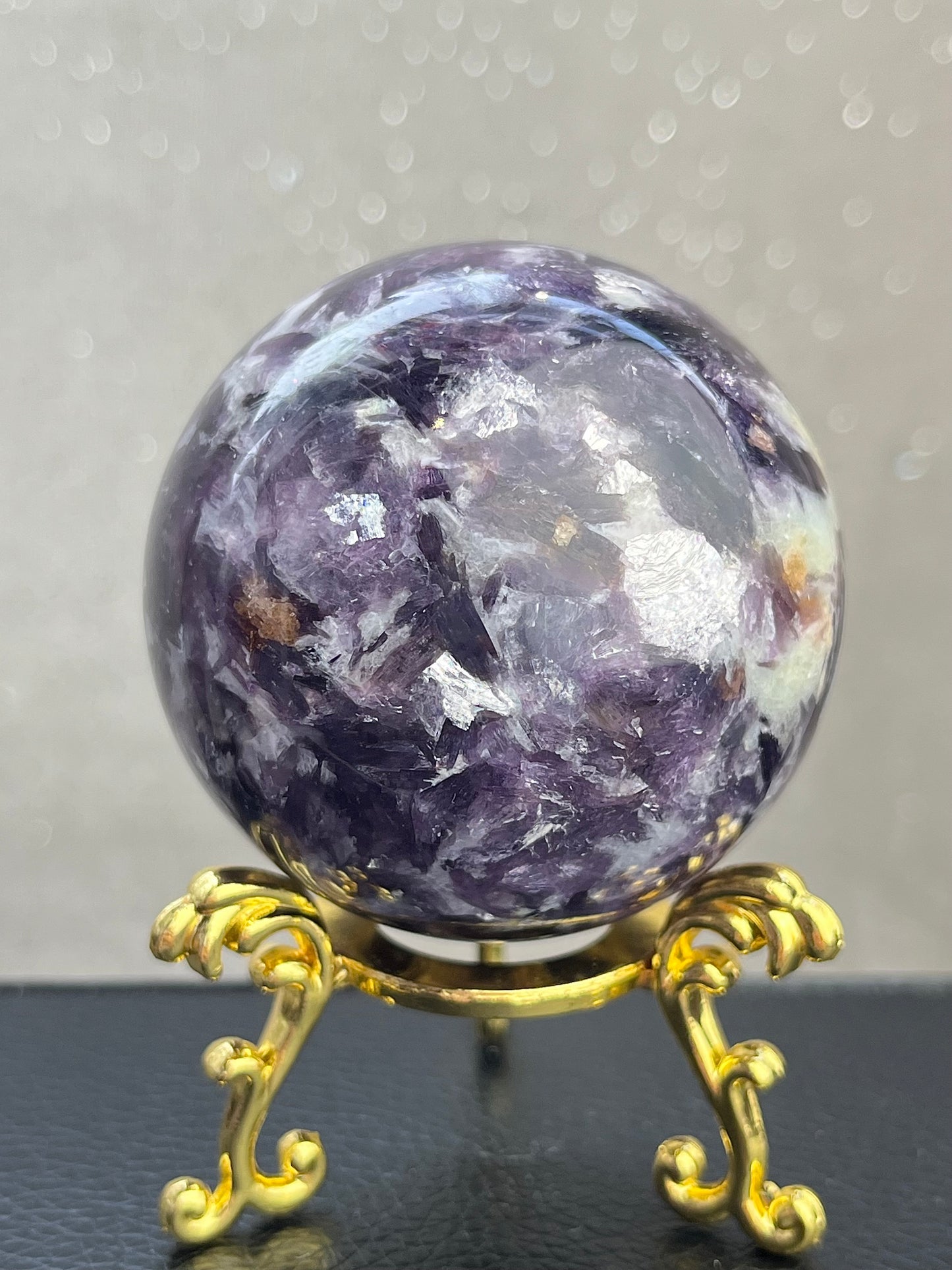 Lepidolite Sphere