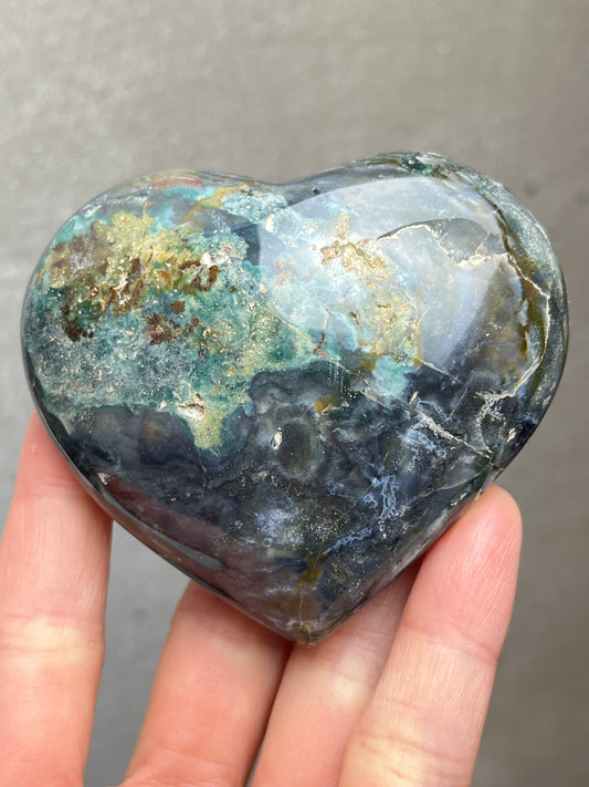 Jaspis(Cosmic jaspis) Hjerte