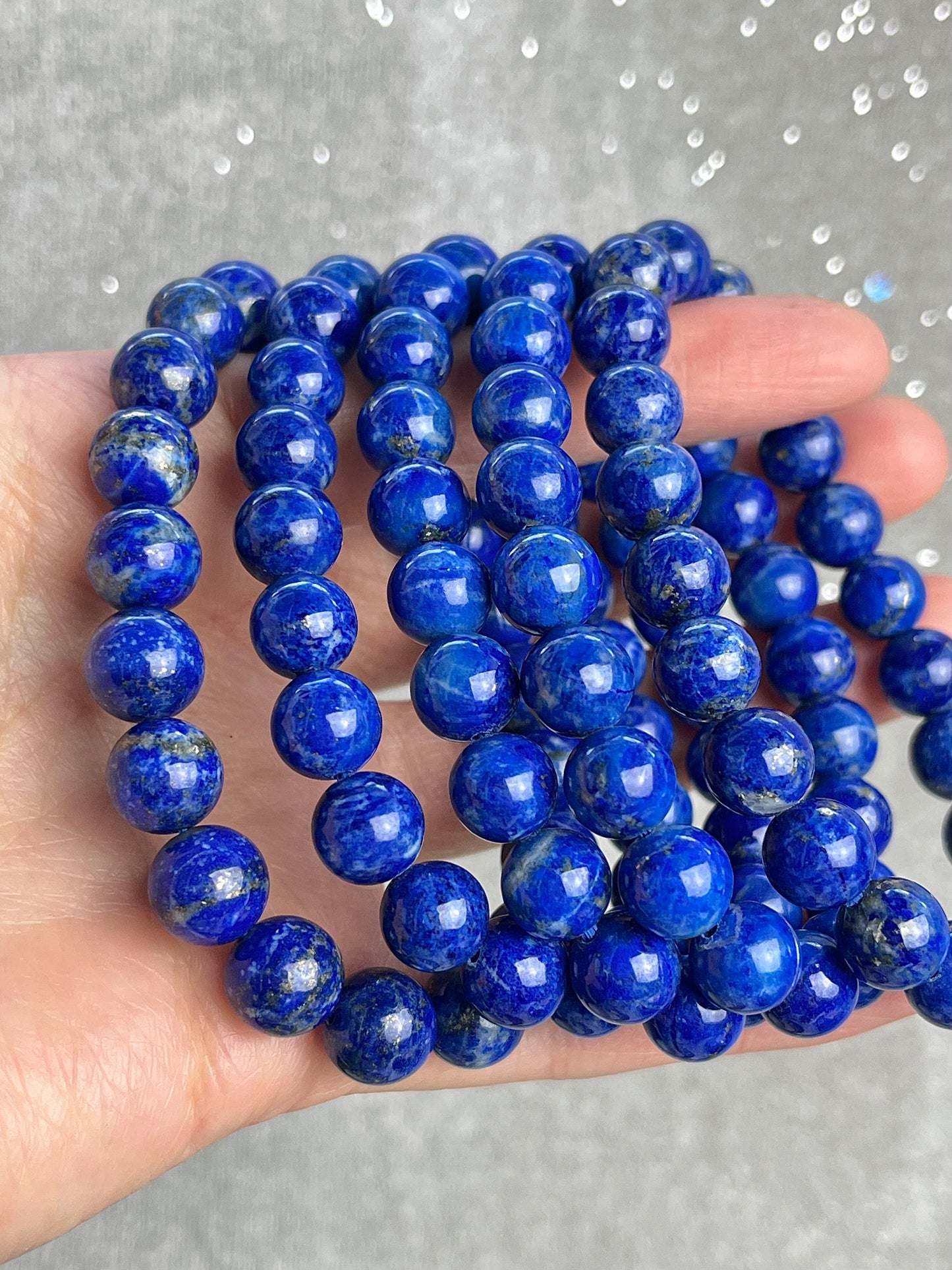 Lapis Lazuli bracelet 9mm+