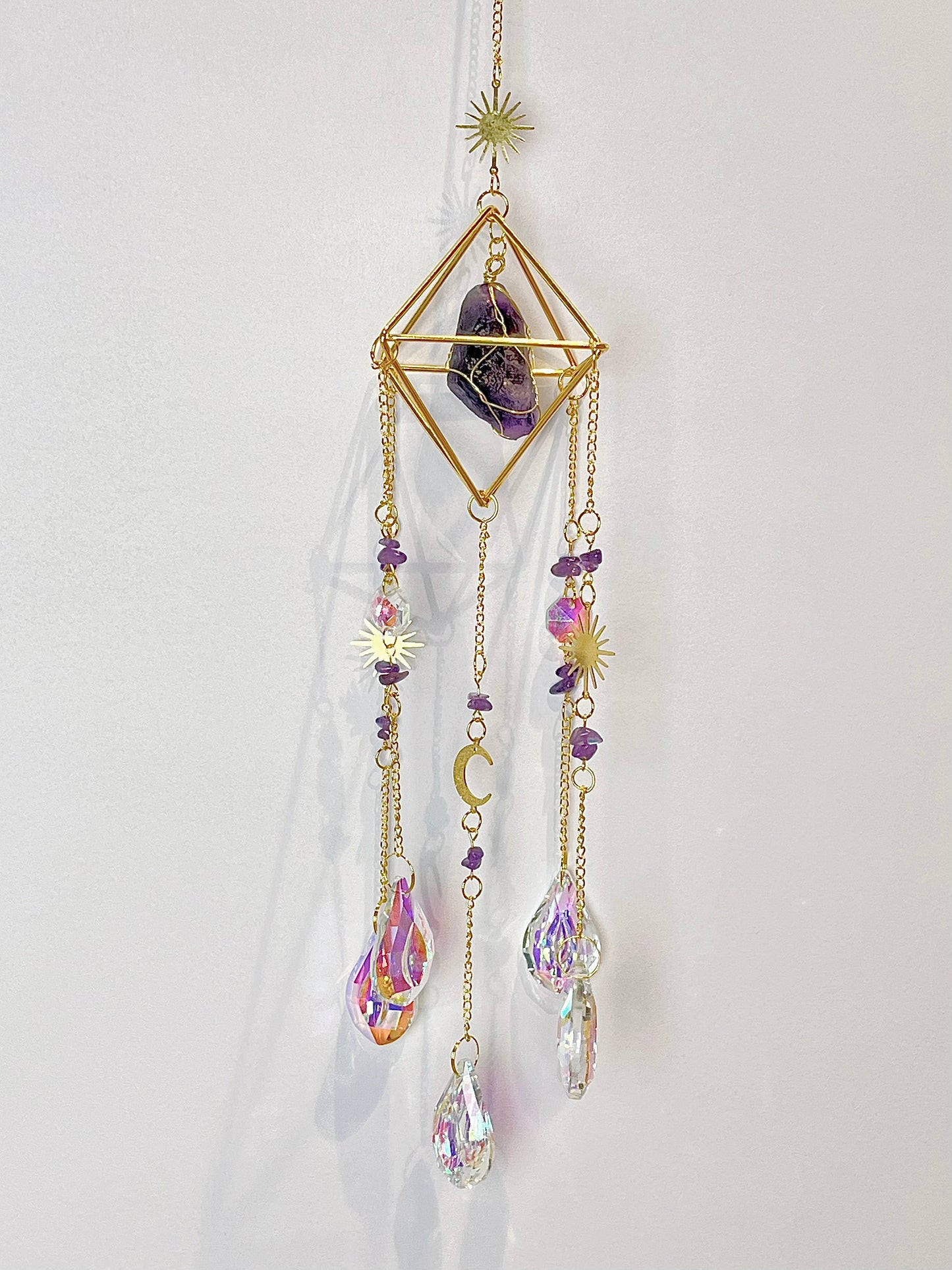 Krystall solfanger, Ametyst