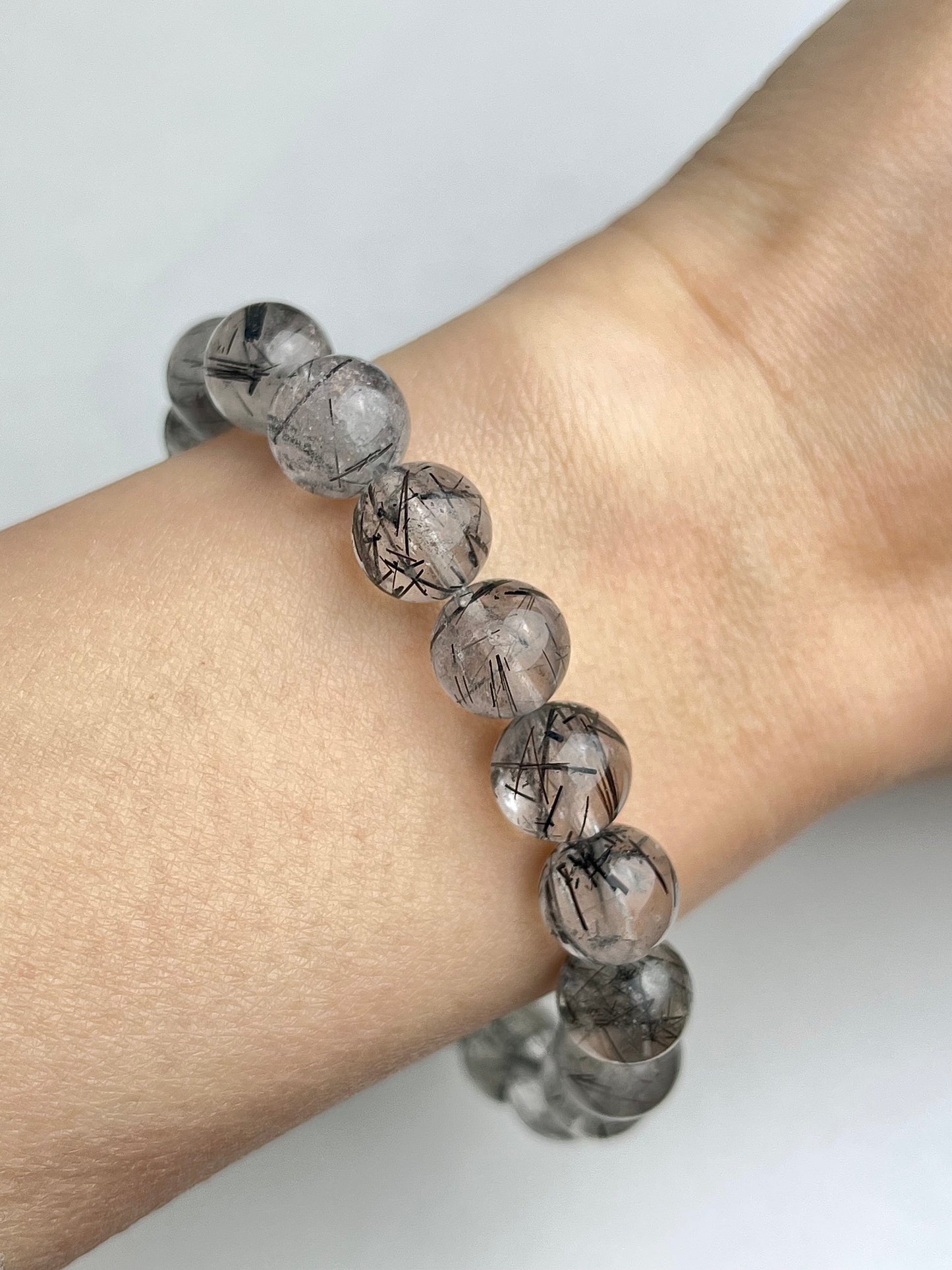 Turmalinkvarts armbånd 9mm+