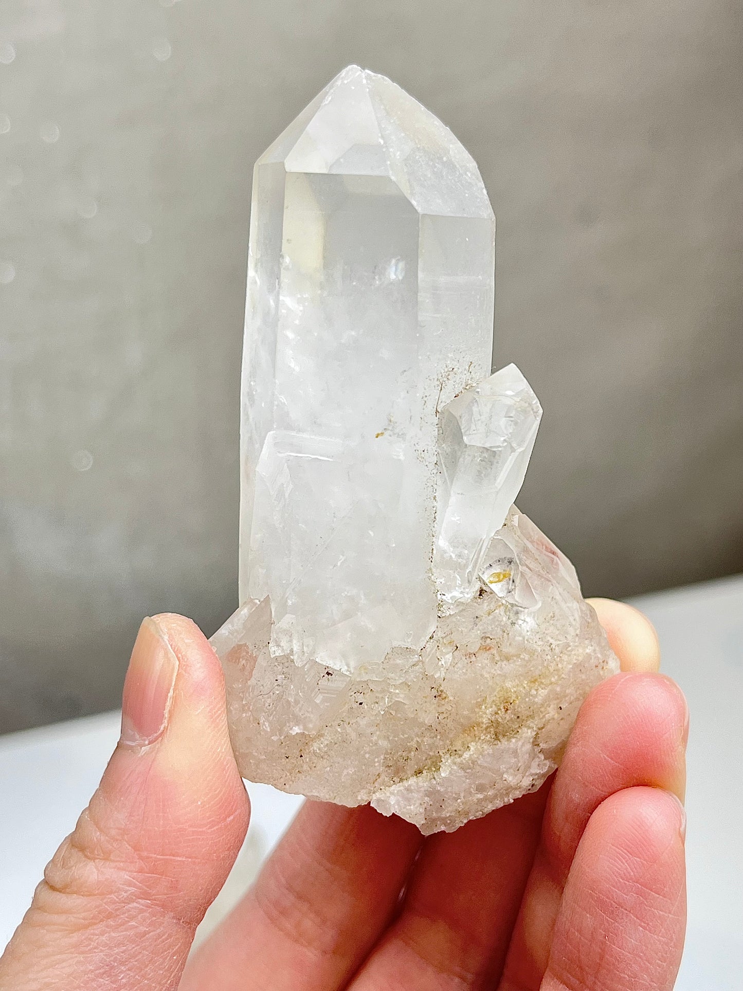 Bergkrystall klynge/gruppe