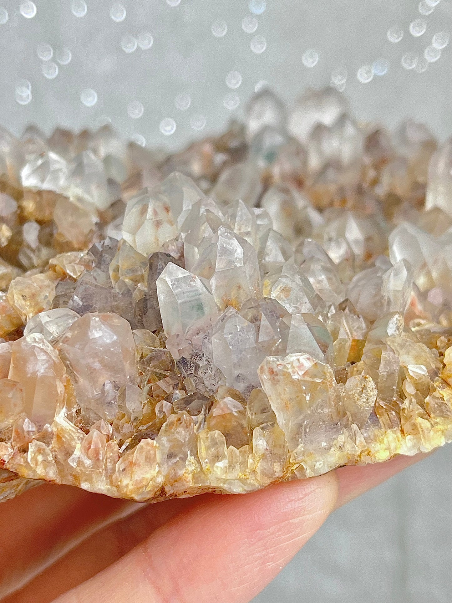 Kvarts gruppe med kloritt, hematitt og jernoksid