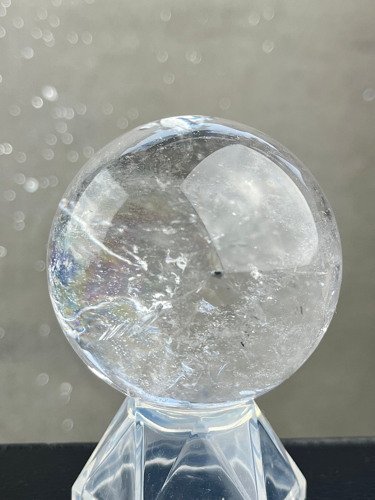 Bergkrystall klarkvarts kule