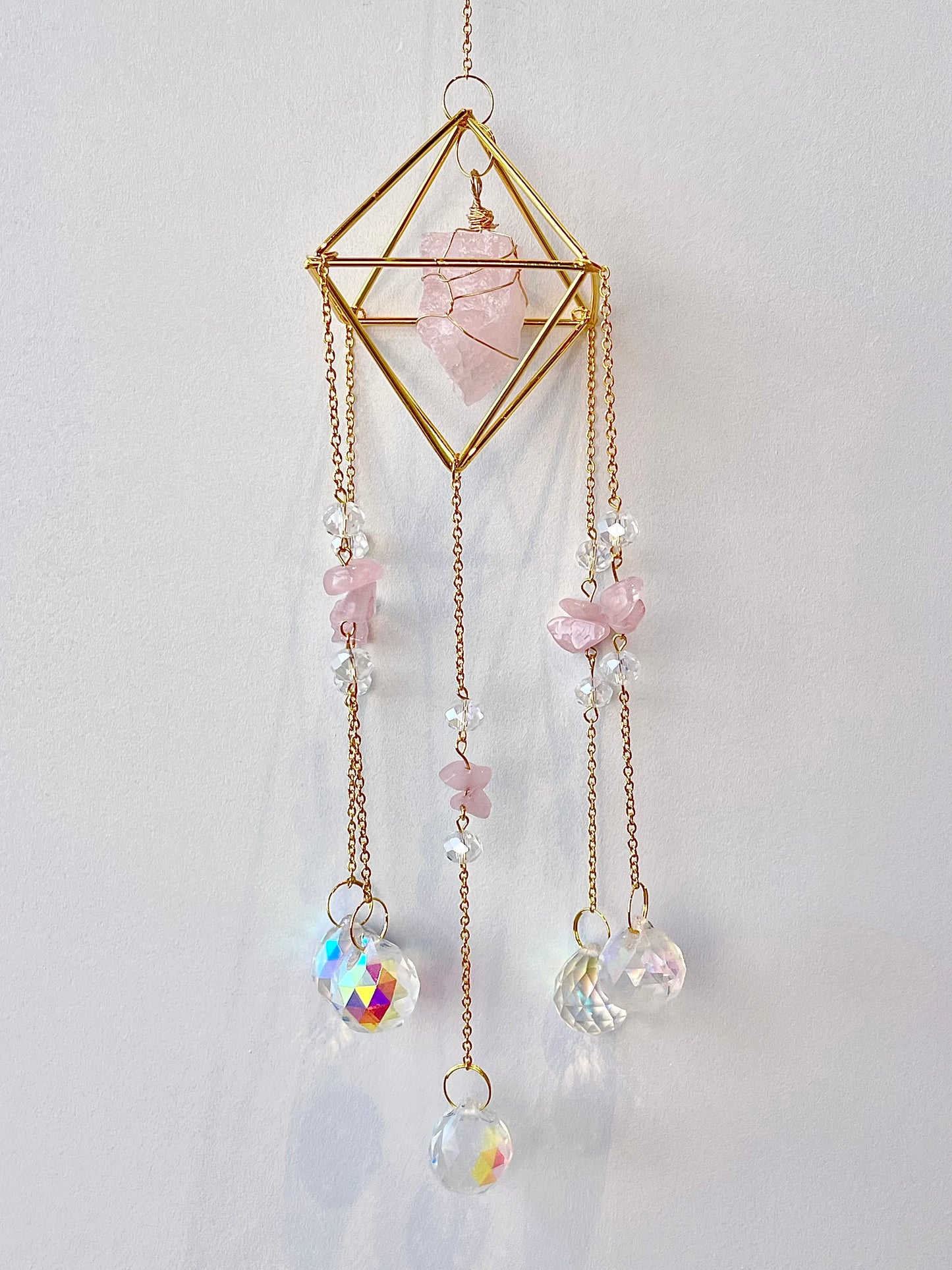 Krystall solfanger, Rosenkvarts