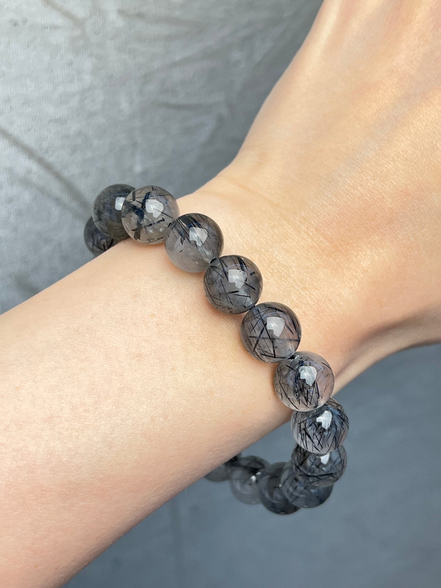 Turmalinkvarts armbånd 11mm+