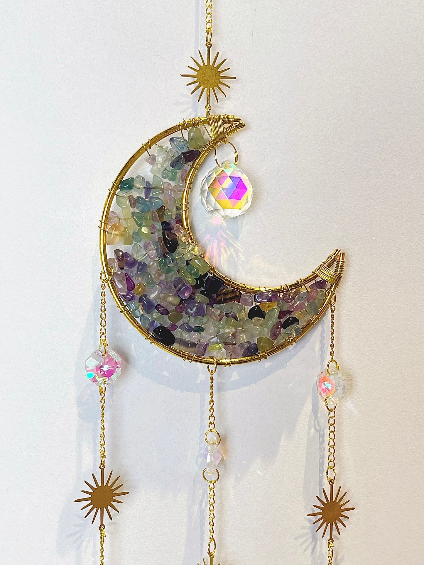 Krystall solfanger, Fluoritt