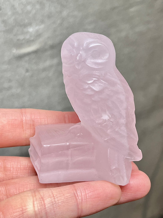 Rosenkvarts Ugle