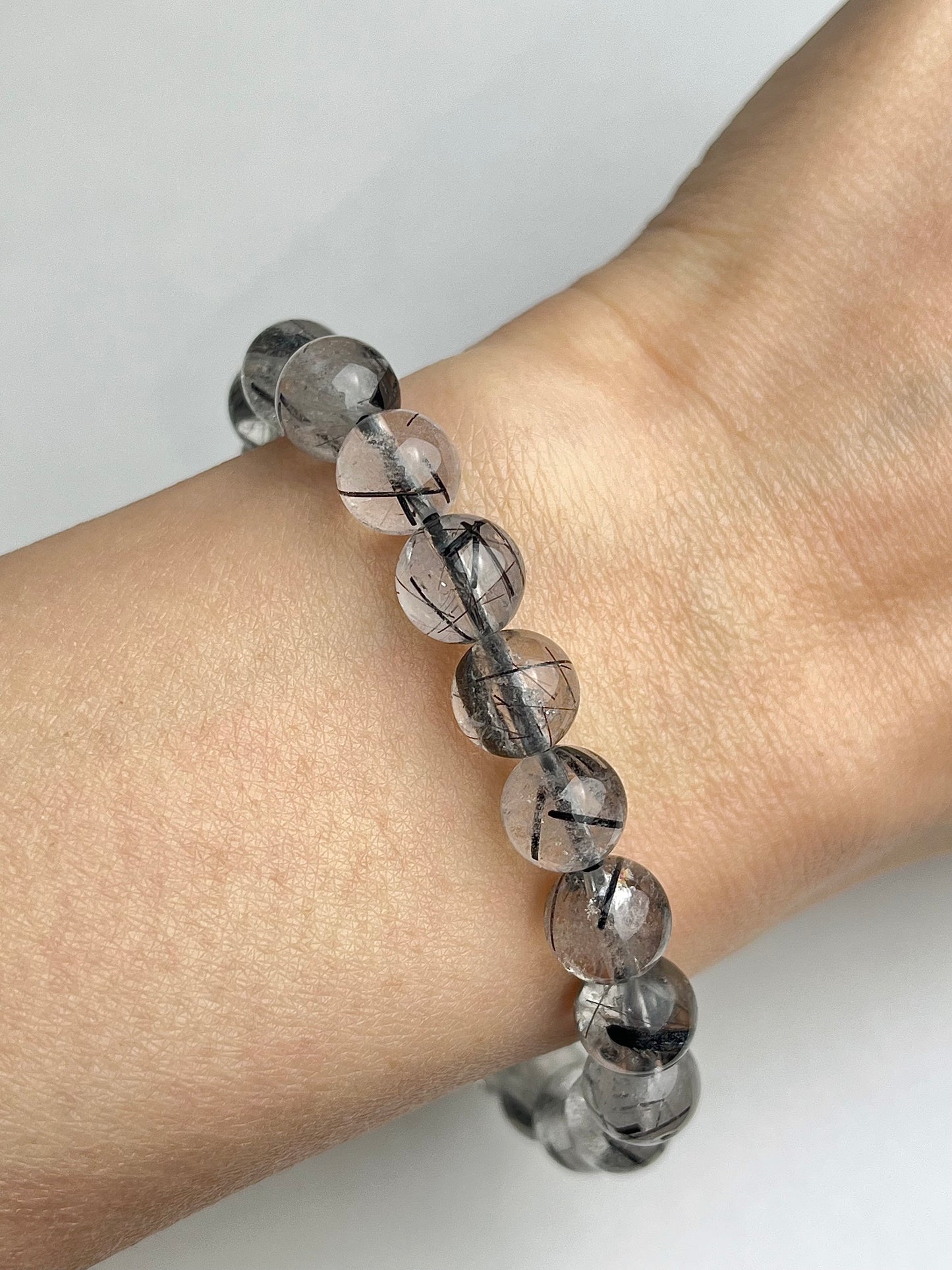 Turmalinkvarts armbånd 8mm+