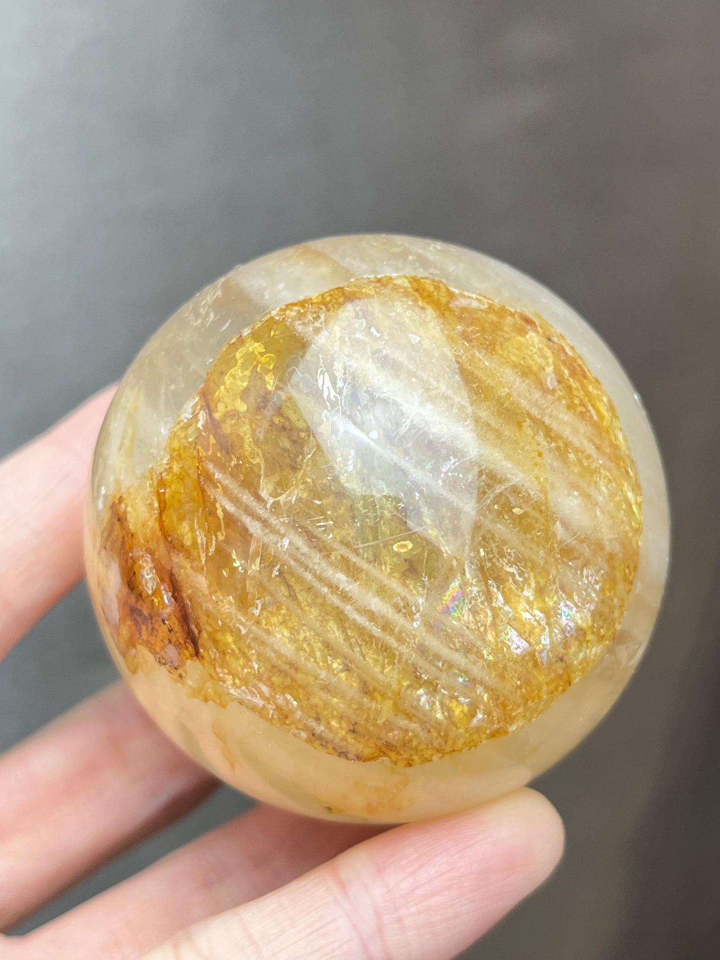 Golden healer kvarts kule