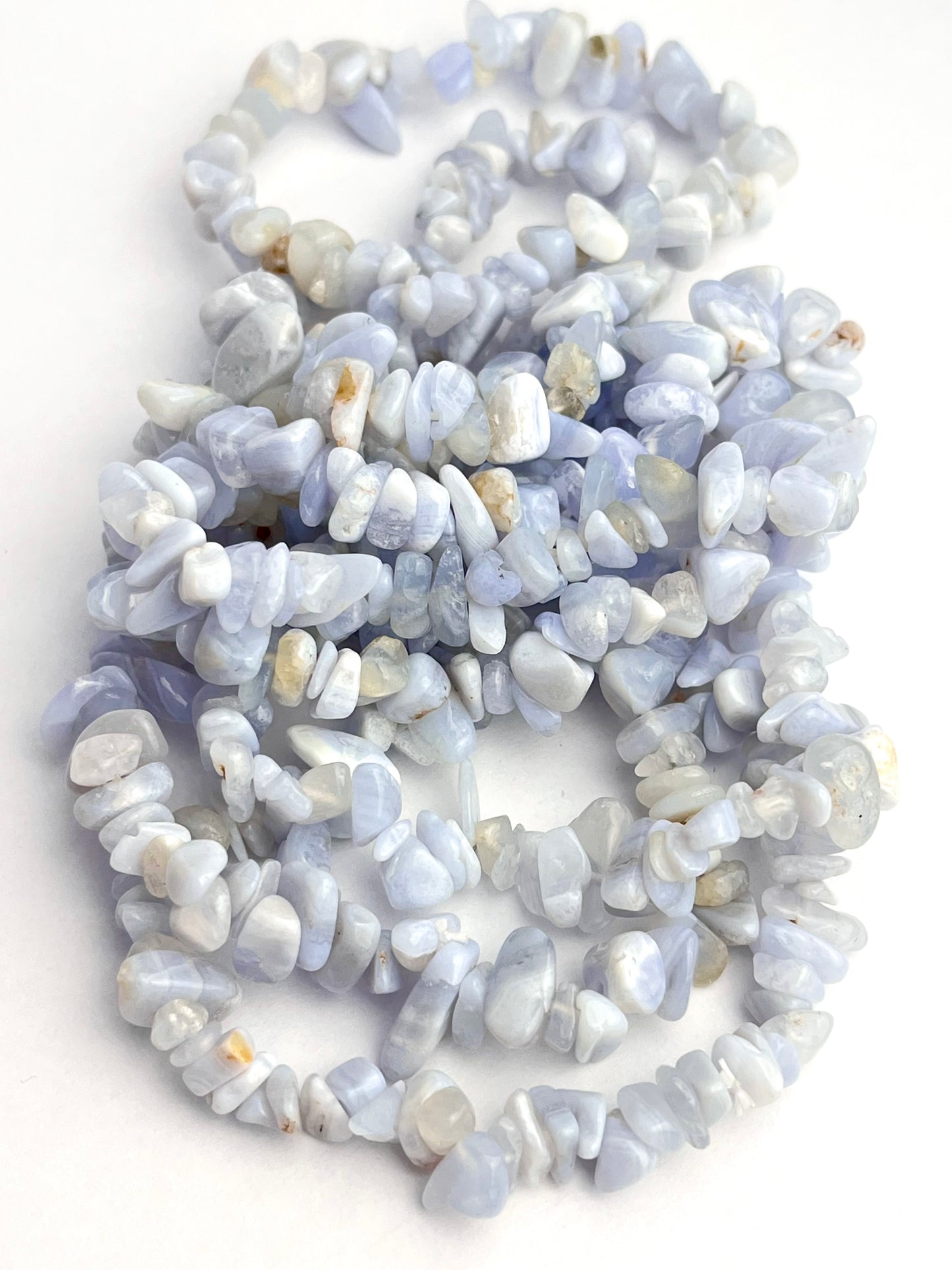 Blonde Agat chips armbånd 7mm+