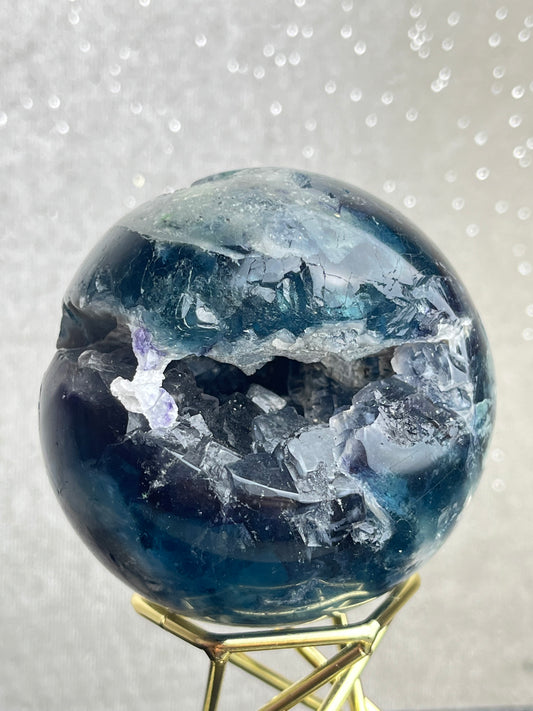 Druzy Fluoritt kule