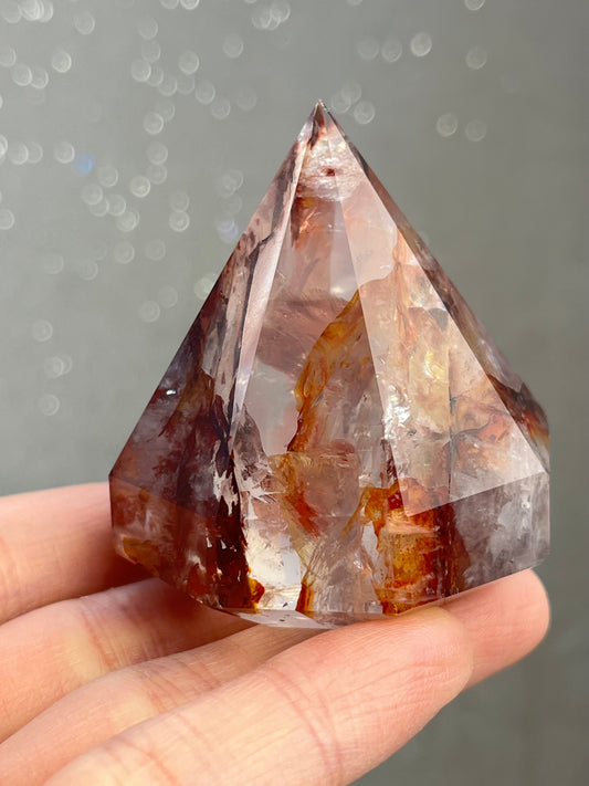 Flammekvarts diamant form