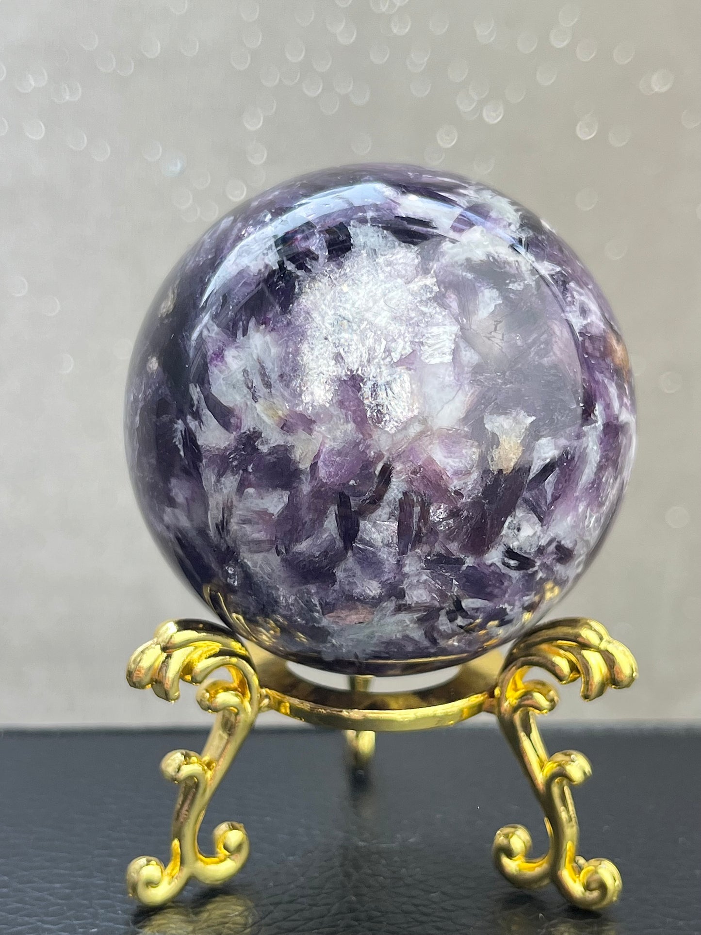 Lepidolite Sphere