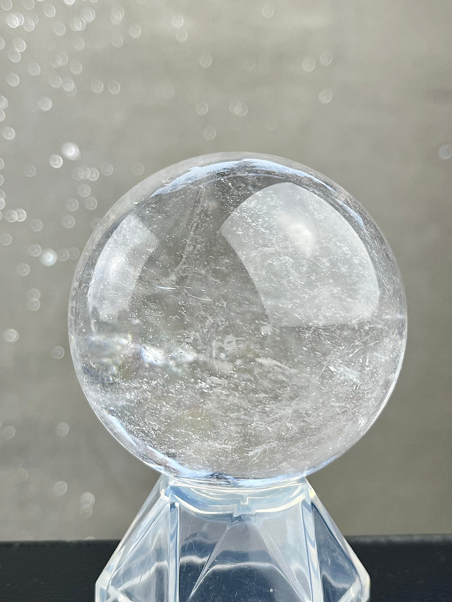 Bergkrystall klarkvarts kule