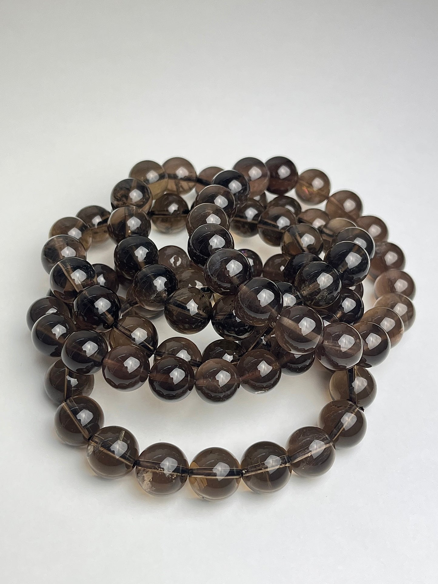 Røykkvarts armbånd 10-11mm+