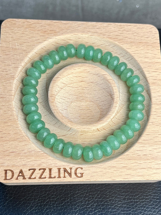 Grønn Aventurin armbånd 8mm+