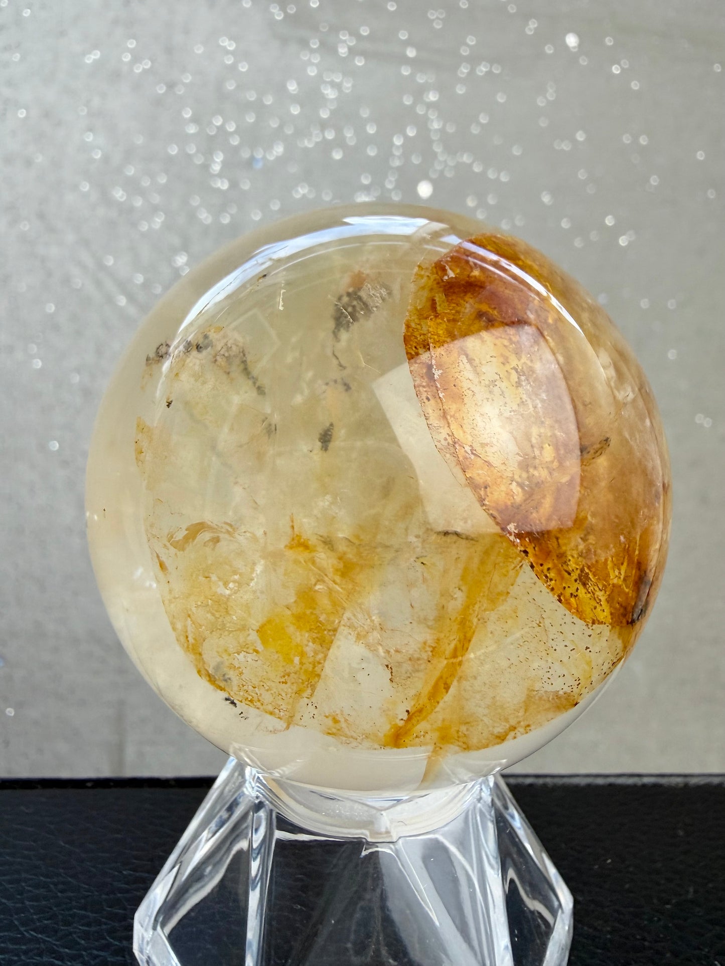 Golden healer kvarts kule