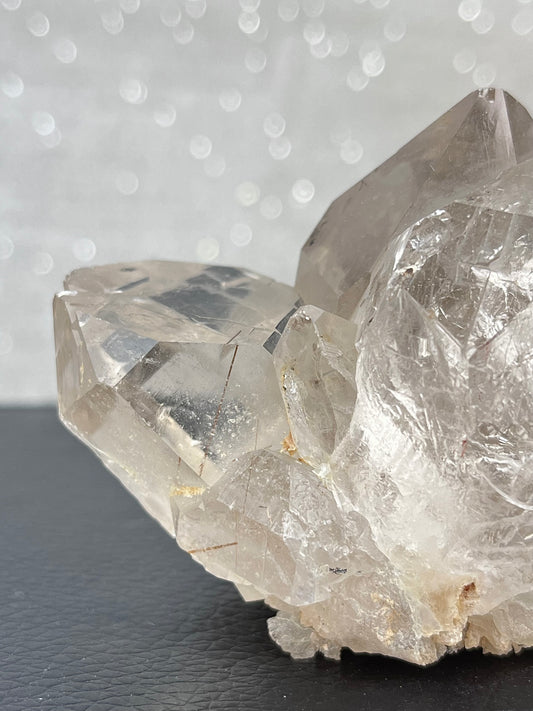Smoky Quartz Cluster with Rutile from Brazil