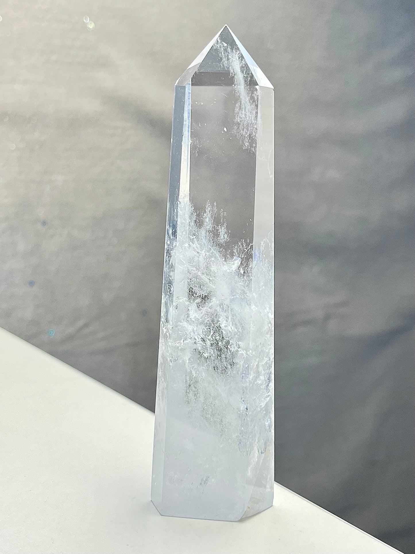 Bergkrystall klarkvarts tårn