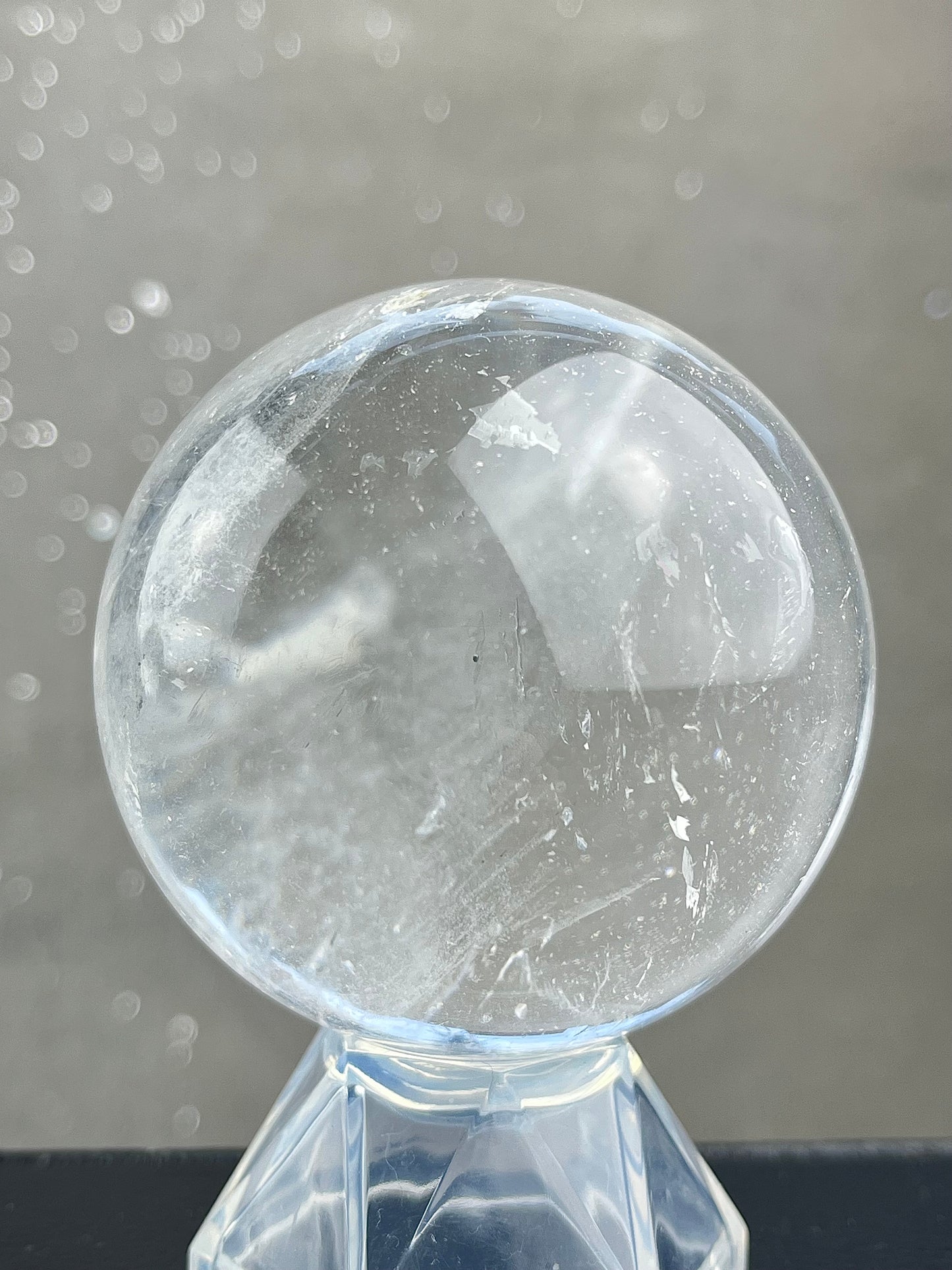 Bergkrystall klarkvarts kule