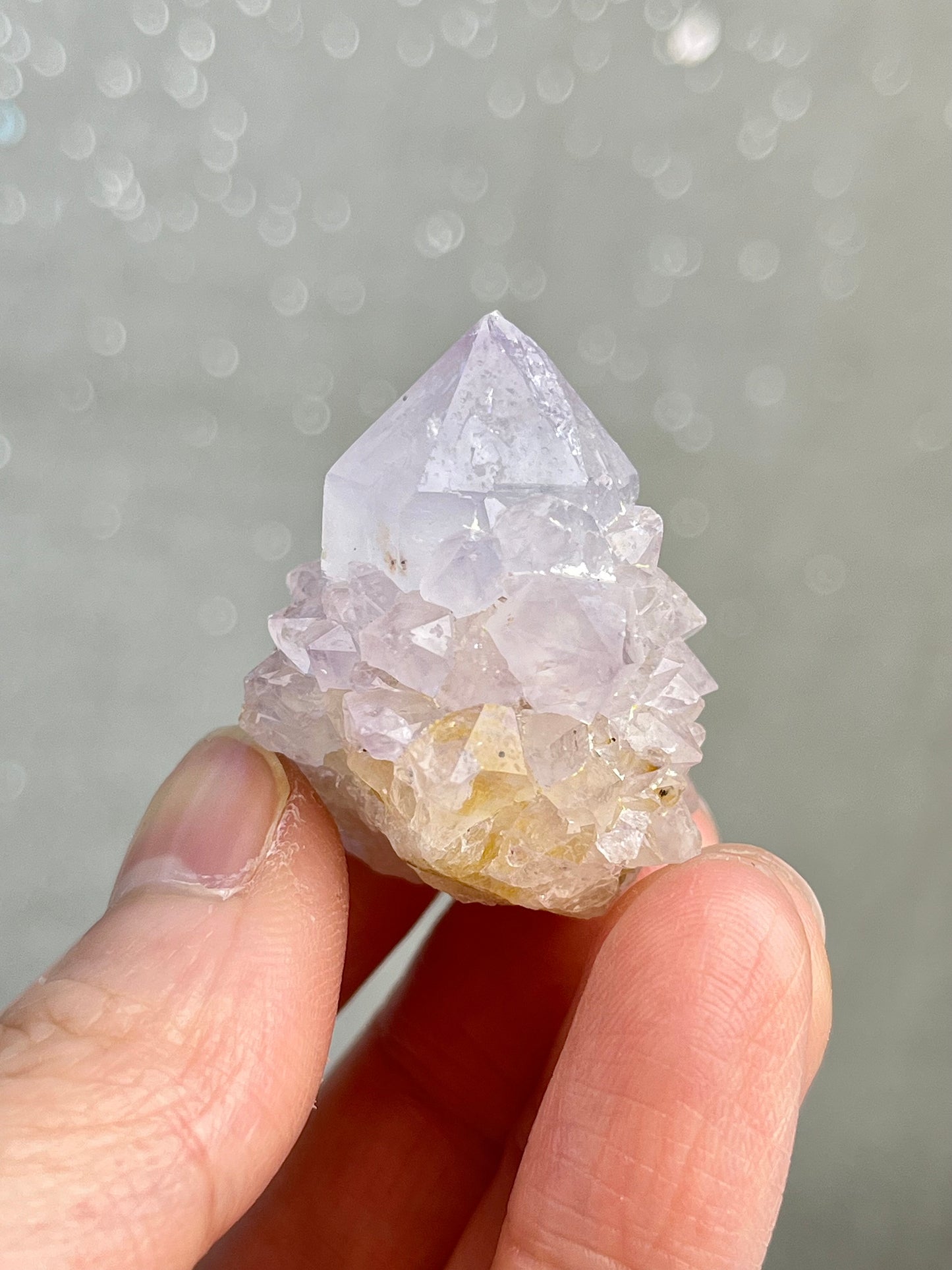 Ametyst kaktuskvarts (spirit quartz)