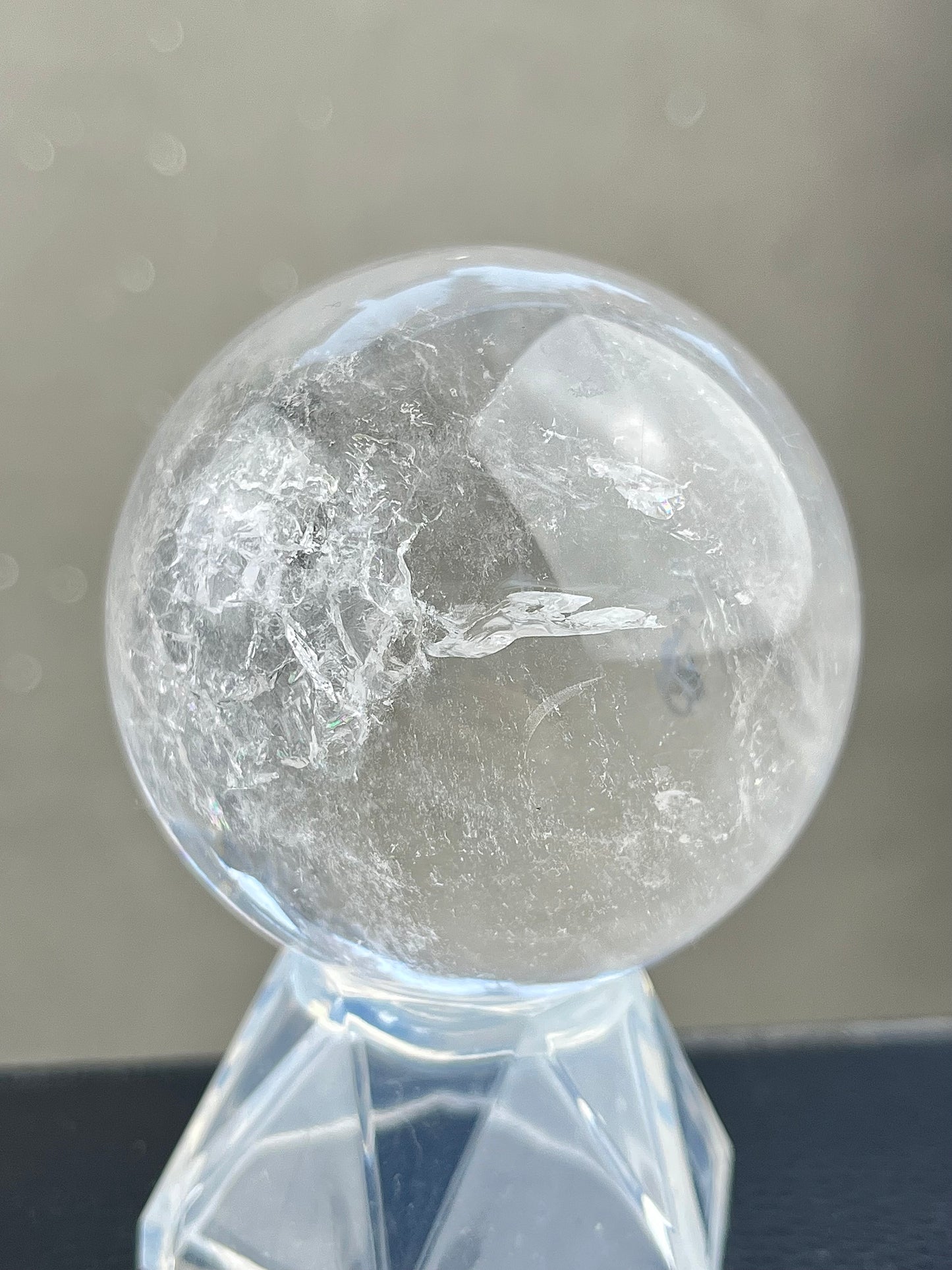 Bergkrystall klarkvarts Kule