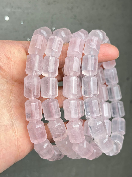 Rosenkvarts armbånd 10mm+